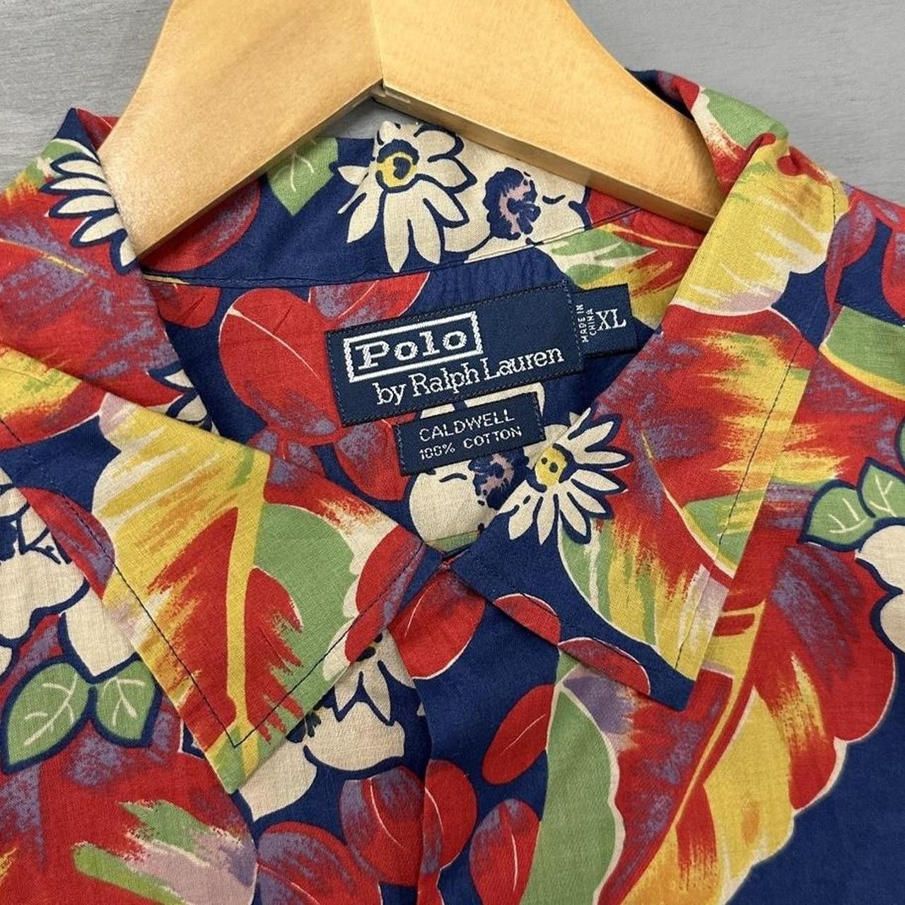 Polo Ralph Lauren Vintage Polo Ralph Lauren Hawaiian Shirt Button Up XL Size US XL / EU 56 / 4 - 3 Thumbnail