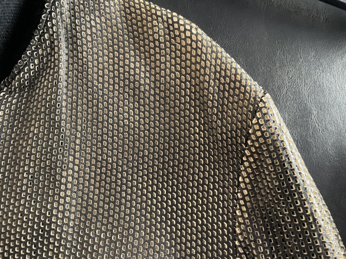 Giorgio Brato Giorgio Brato Perforated Leather Black Bomber Jacket Size US L / EU 52-54 / 3 - 8 Thumbnail