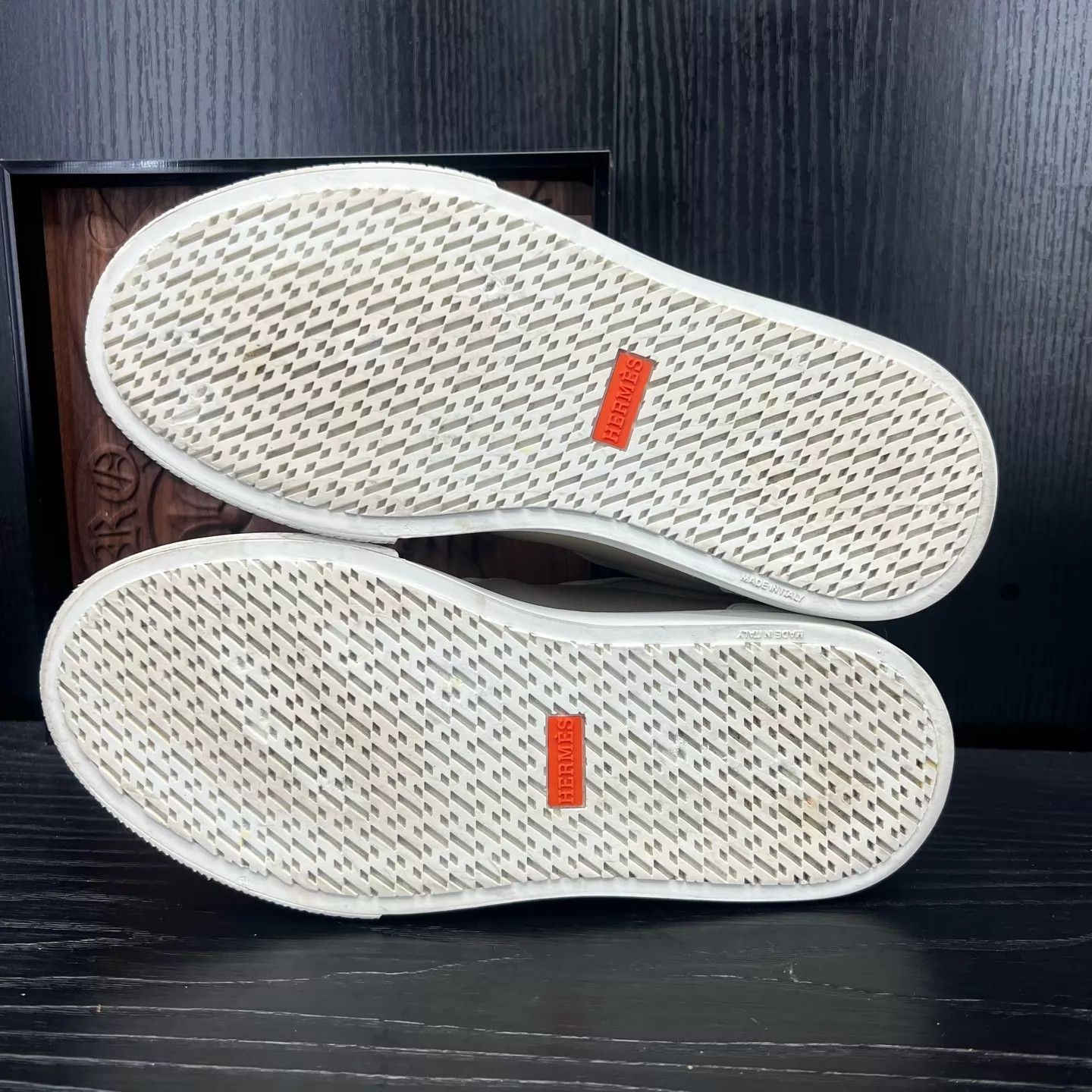 Hermes Hermès Day Leather Gray Sneaker 36 New Size US 5.5 / IT 35.5 - 7 Thumbnail