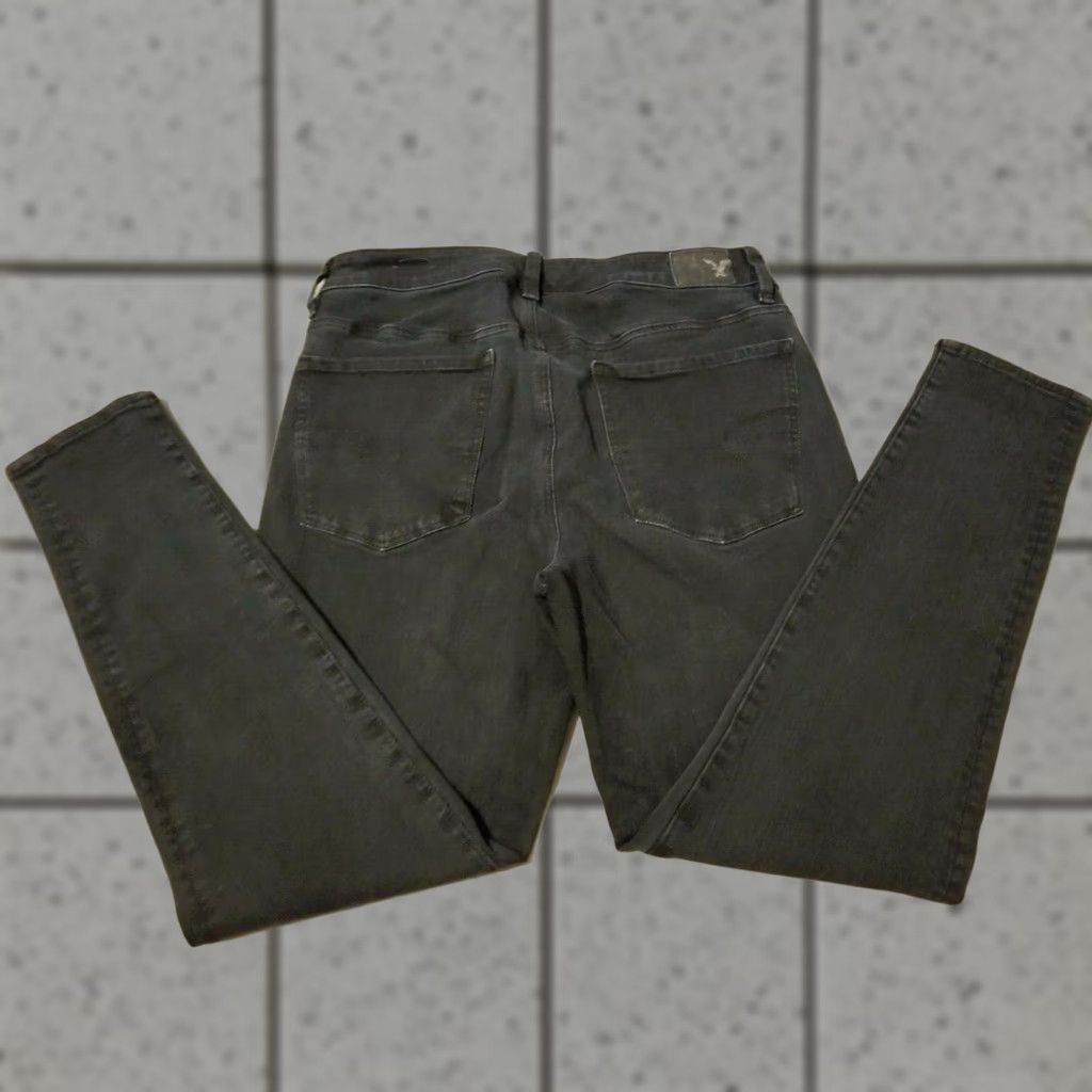 American Eagle Outfitters VINTAGE? No. American Eagle Outfitters Jeans - Womens Skinny Denim Black 12 Regular - Jeans, Pants, Jegging Size 34" / US 12 / IT 48 - 1 Thumbnail