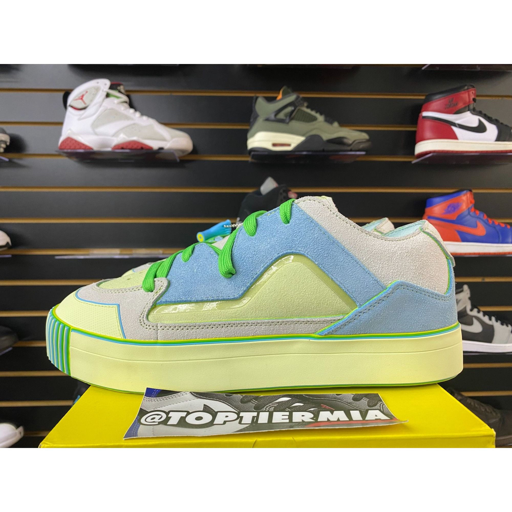 MSCHF MSCHF GOBSTOMPER OFF-LEMON EDITION SZ 13 Size US 13 / EU 46 - 3 Thumbnail