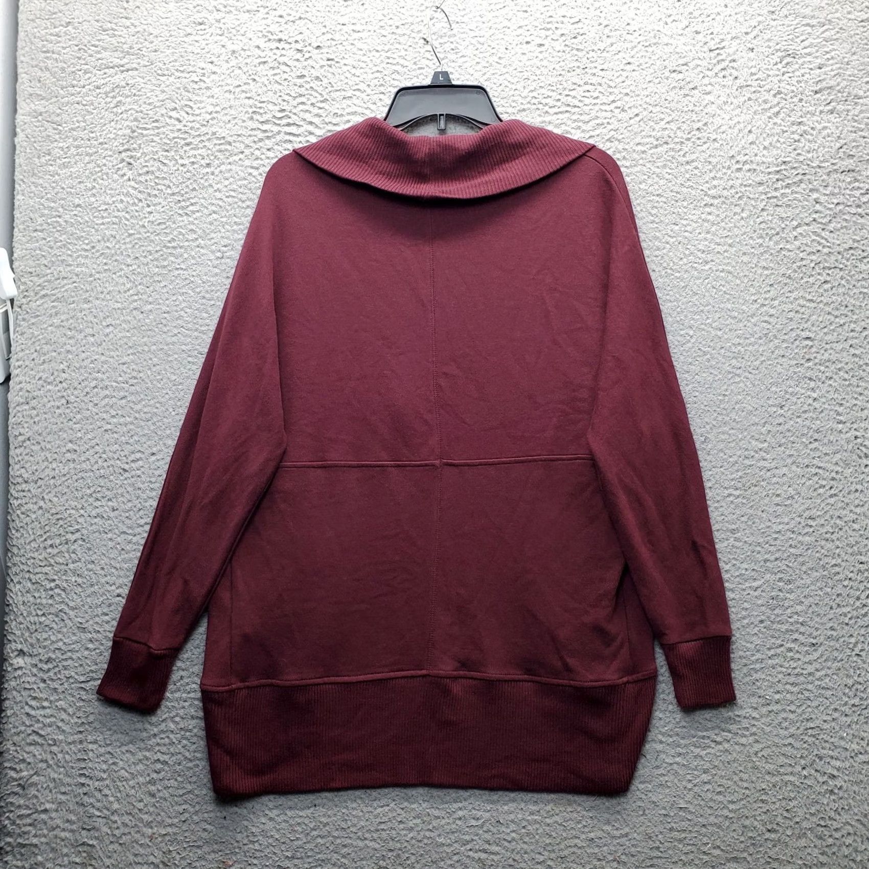 Gap Gap Womens XS Burgundy Knit Open Front Shawl Collar Cardigan Sweater Size XS / US 0-2 / IT 36-38 - 2 Thumbnail