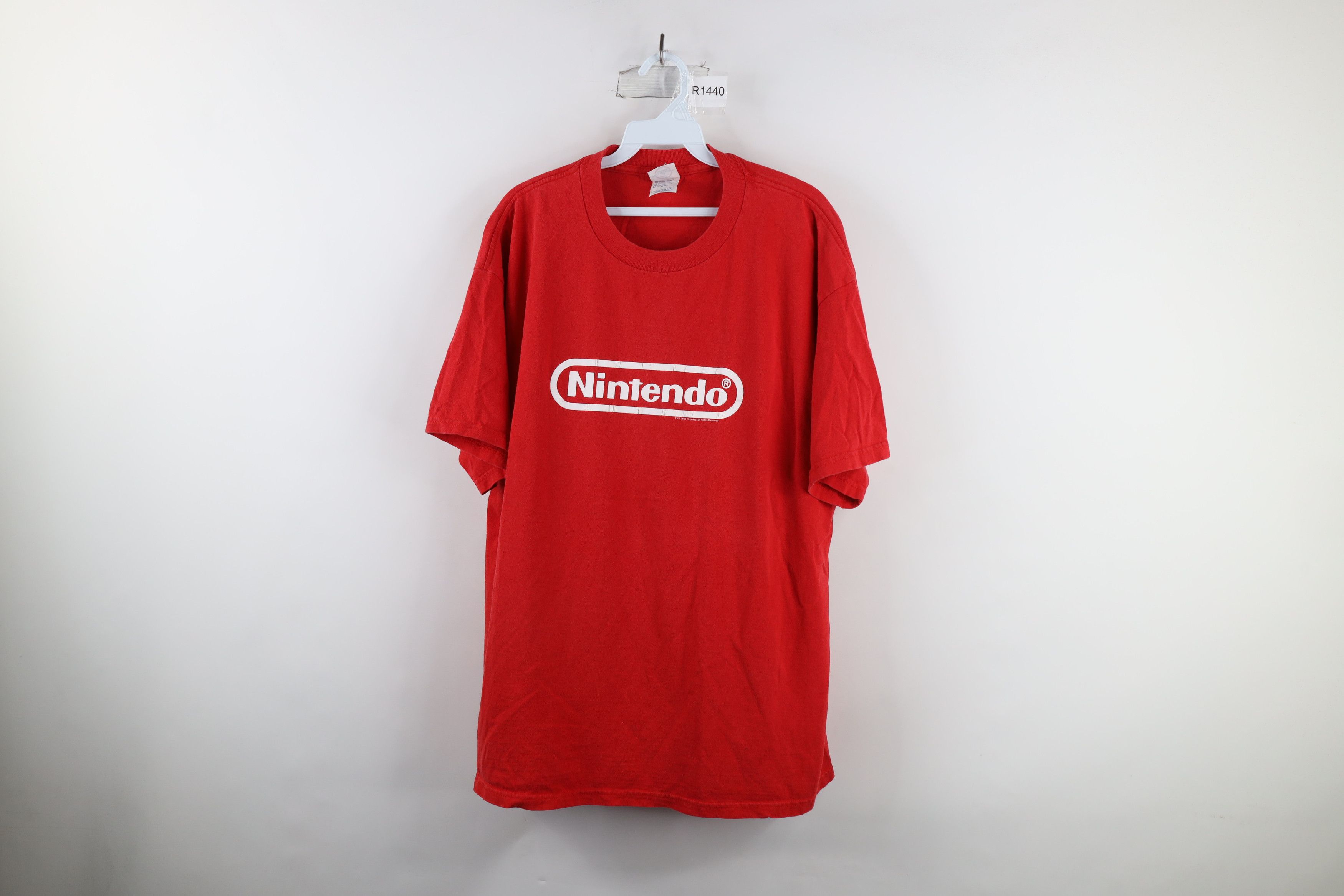 Vintage Vintage Y2K 2002 Nintendo Spell Out Short Sleeve T-Shirt Red Size US XL / EU 56 / 4 - 1 Thumbnail