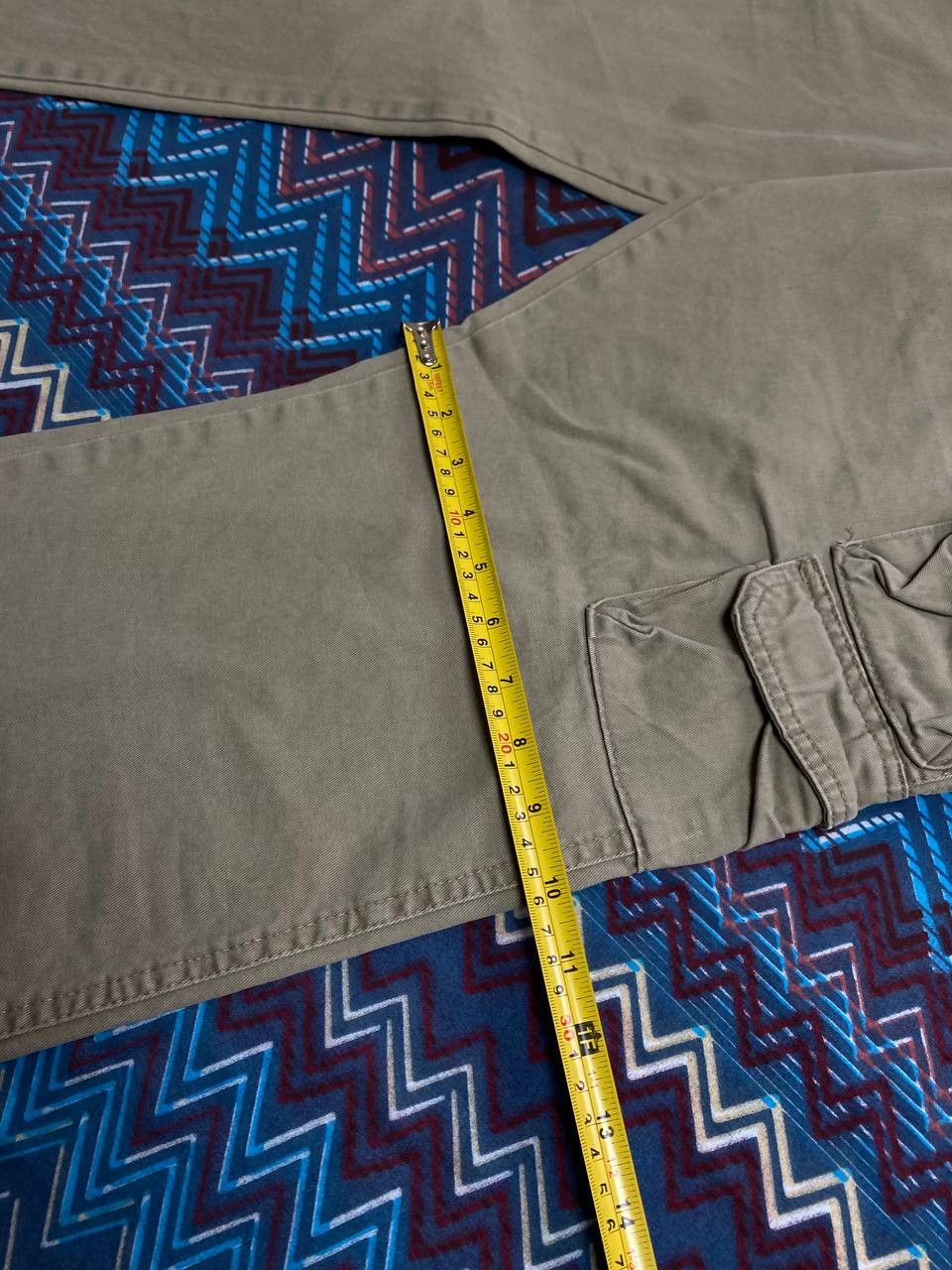 Vintage × Wrangler Wrangler Relaxed Fit Khaki Cargo Pants Size US 36 / EU 52 - 7 Thumbnail