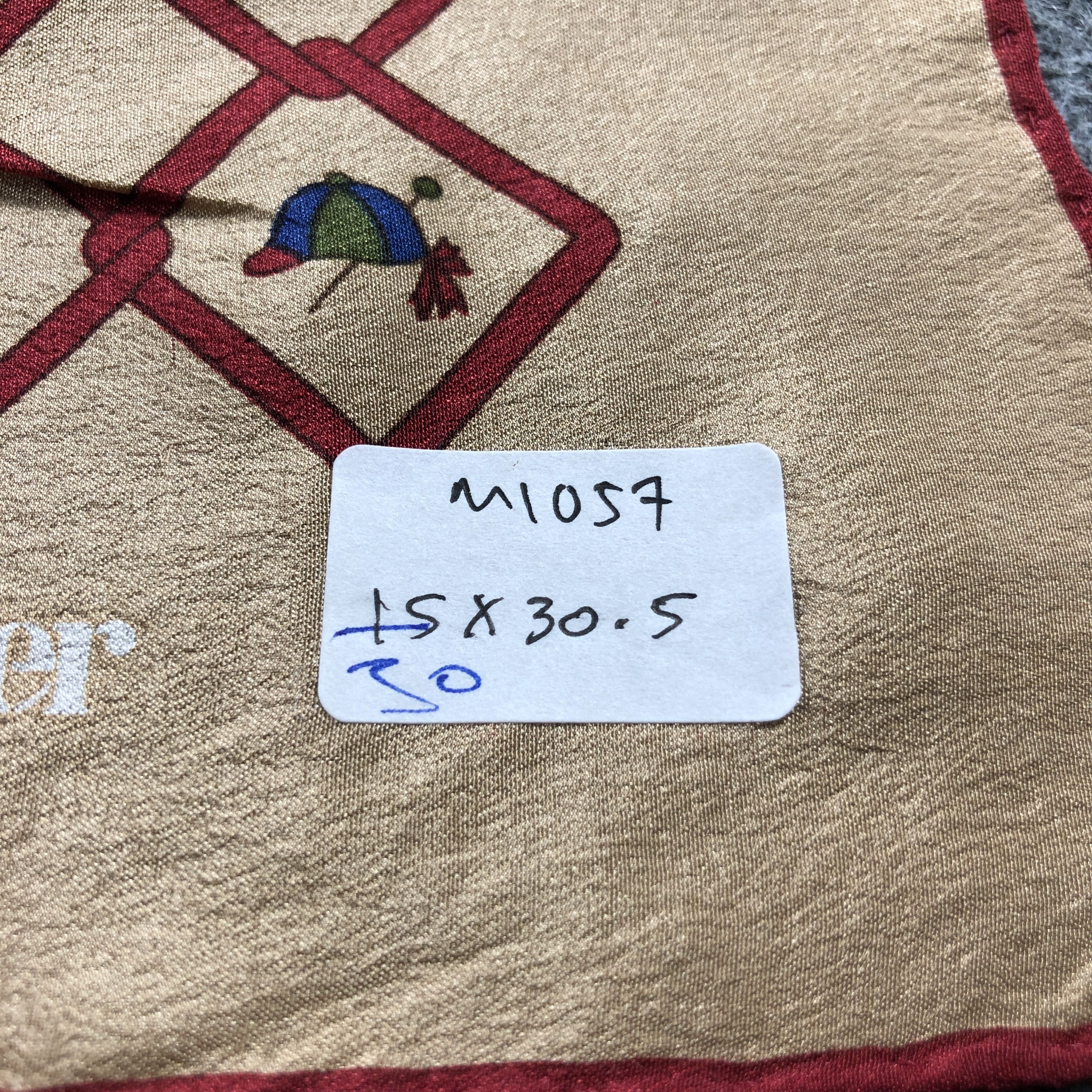 Vintage Felix Buhler Hand Rolled Silk Scarf M1057 Size ONE SIZE - 6 Thumbnail
