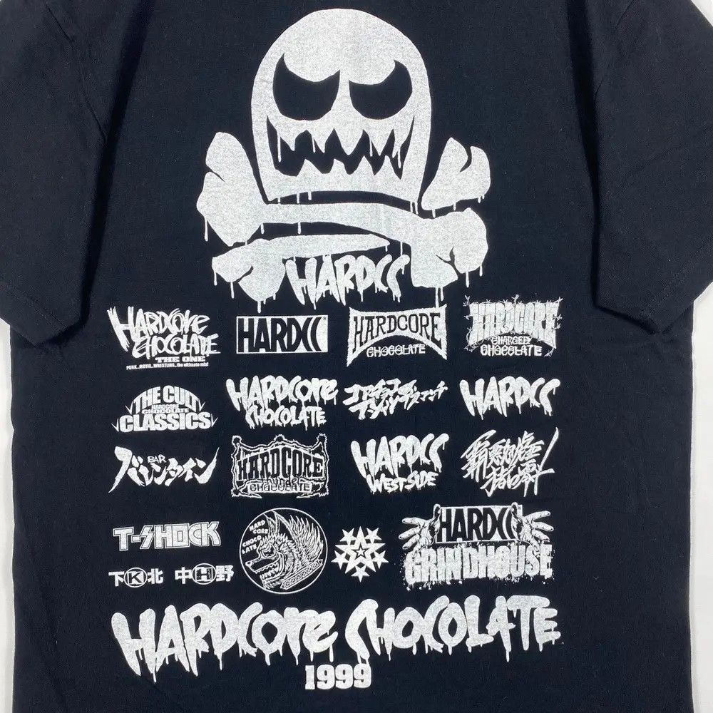 Japanese Brand Japanese Brand HARDCORE CHOCOLATE Cult Fashion All Logo Tee Size US L / EU 52-54 / 3 - 5 Thumbnail