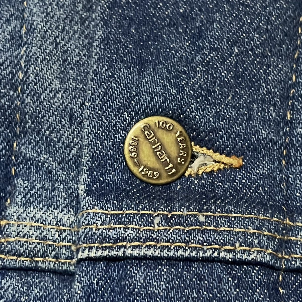 Carhartt Vintage Carhartt Work Wear Denim Jacket Size US S / EU 44-46 / 1 - 6 Thumbnail
