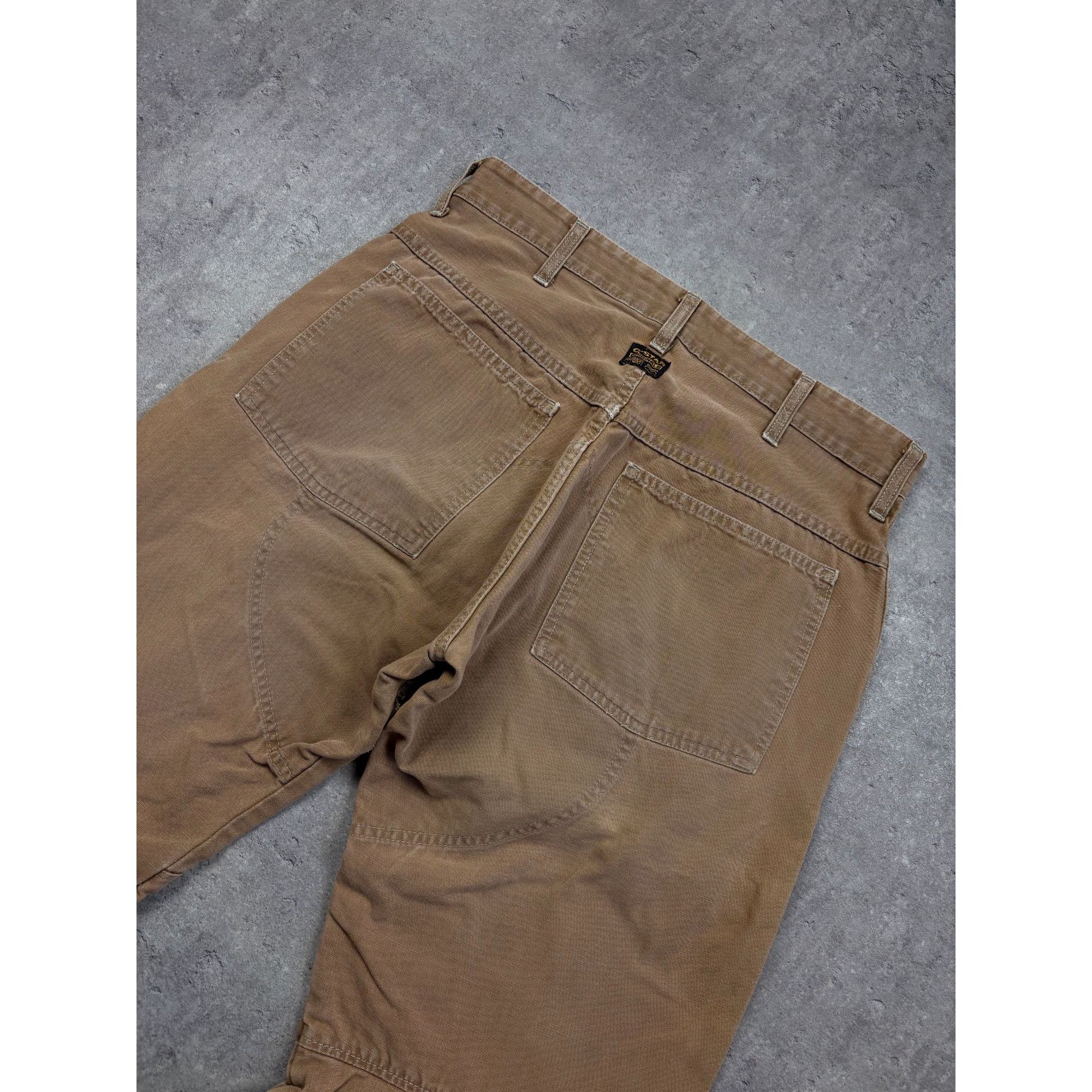 G-Star Vintage G-STAR RAW Double Knee Canvas Pants Brown Made In It Size US 34 / EU 50 - 8 Thumbnail
