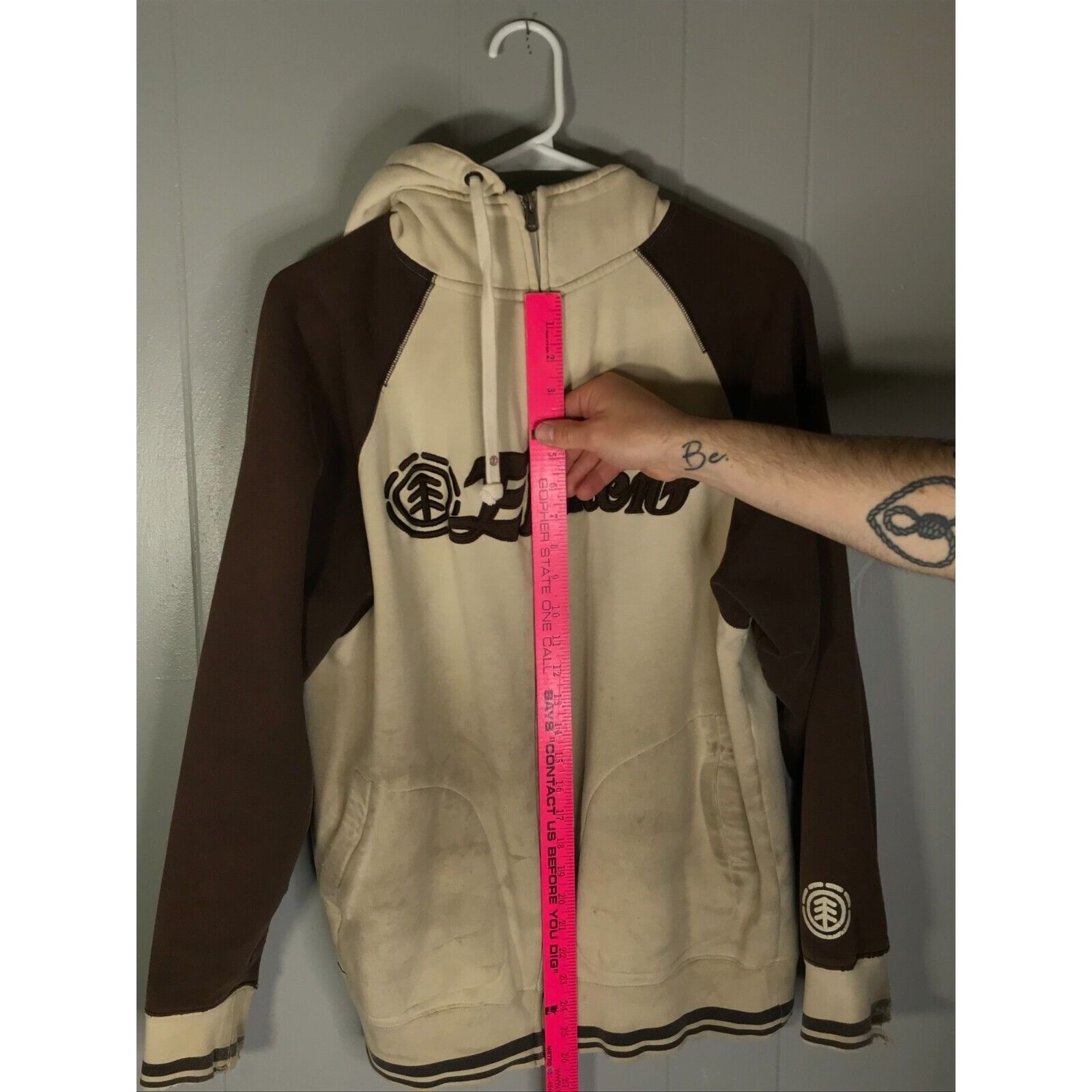 Element VINTAGE Element Skateboards Sweater medium Full Zip Hoodie S Size US M / EU 48-50 / 2 - 8 Thumbnail