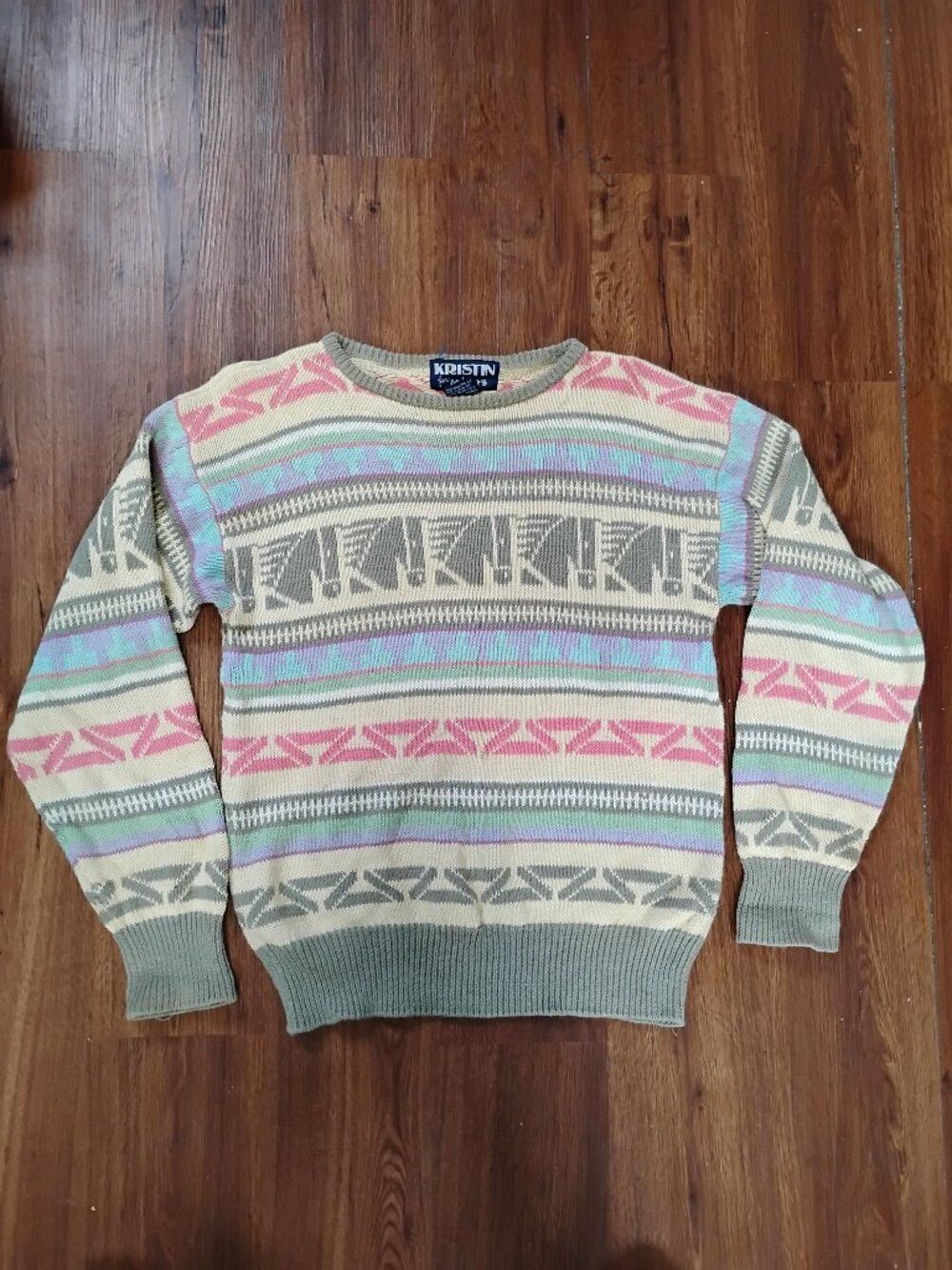 Other Vintage Miller's Kristin Horse Nordic Crewneck Sweater Size S / US 4 / IT 40 - 2 Thumbnail