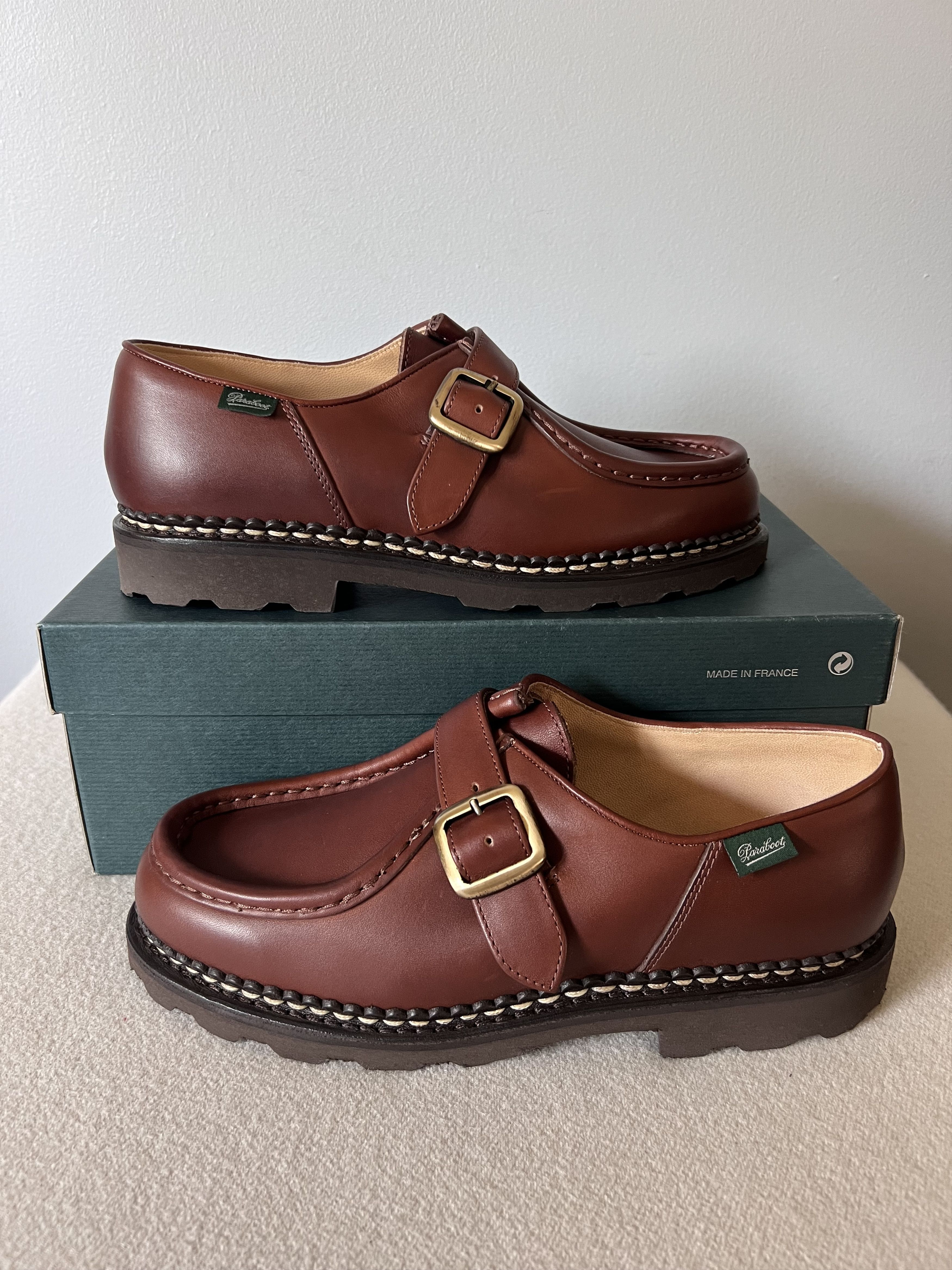 Paraboot Paraboot Michael Bride Marche II in Brown Leather Size US 8.5 / EU 41-42 - 2 Thumbnail