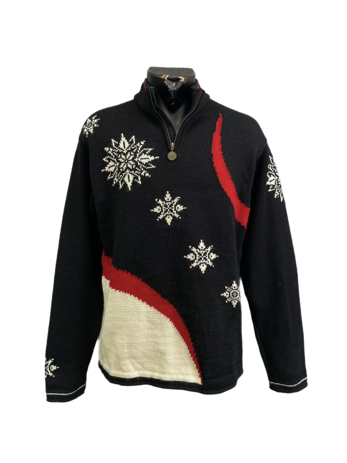 Dale Of Norway Vintage Dale of Norway wool sweater black Nordic knit L Size US L / EU 52-54 / 3 - 1 Thumbnail