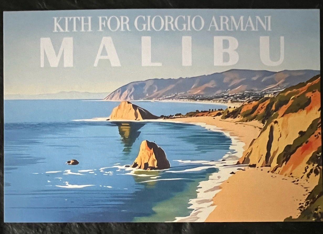 Giorgio Armani × Kith Kith x Giorgio Armani MALIBU Postcard (POP UP EXCLUSIVE) Size ONE SIZE - 1 Thumbnail