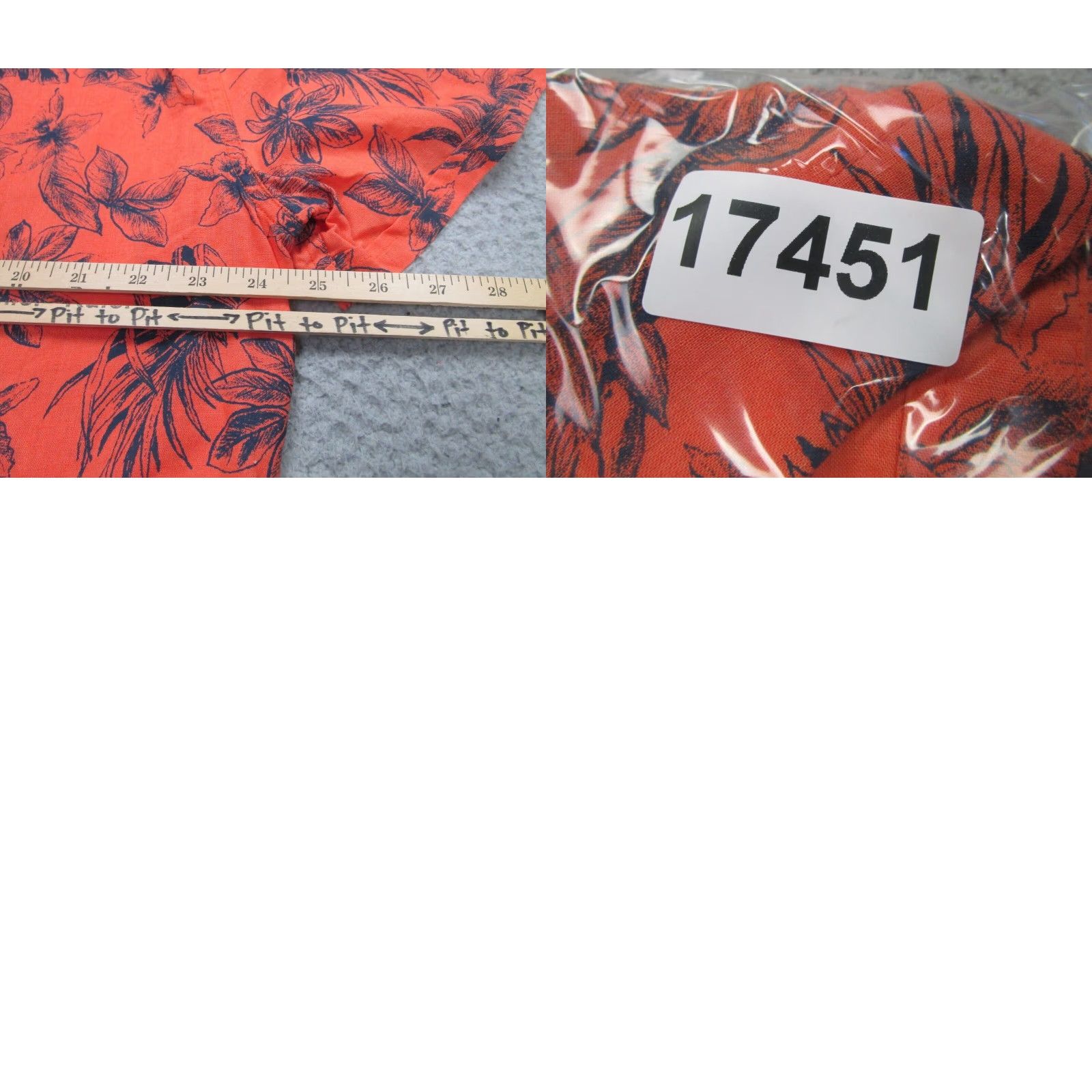 Onia VINTAGE Onia Hawaiian Shirt Mens 2XL Casual Short Sleeve Linen Cotton Blend Orange Blue Floral Size US XXL / EU 58 / 5 - 8 Thumbnail