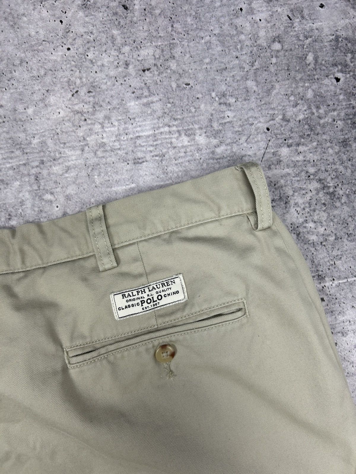 Designer × Polo Ralph Lauren × Vintage Vintage Polo Ralph Lauren Y2K Style Gordon ChinoBeige Pants Size US 38 / EU 54 - 21 Thumbnail