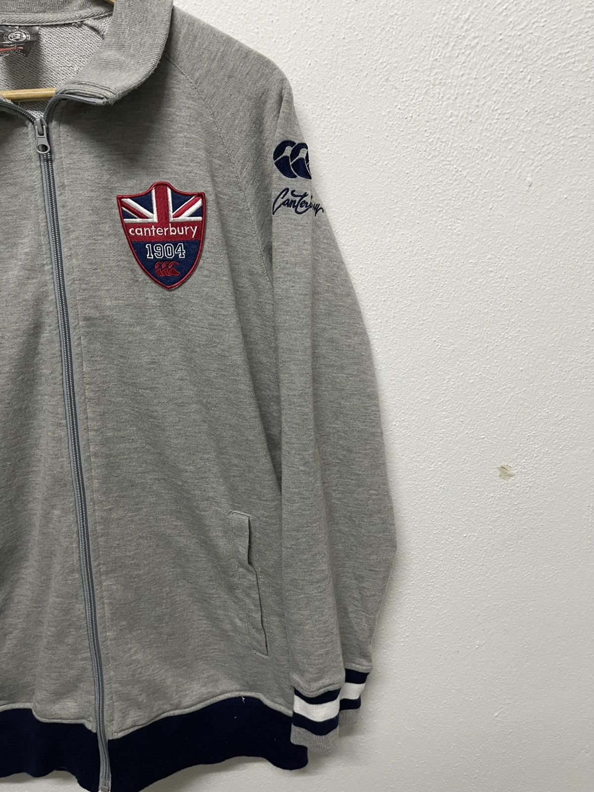 Canterbury of New Zealand × Japanese Brand × Vintage 2000s SUNTORY BOSS COFFEE X CANTERBURY ZIPPER JACKET Size US M / EU 48-50 / 2 - 3 Thumbnail