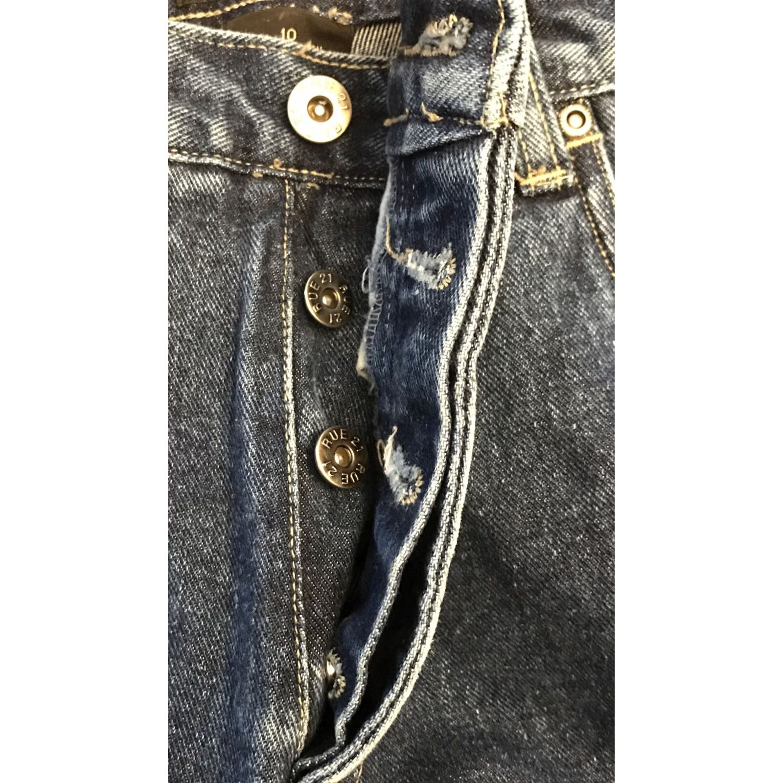 Vintage Rue 21 Jeans Bootcut Denim NWT Size 10 Regular Women’s Cotton 32W 31.5 Inseam Blue Size 32" / US 10 / IT 46 - 8 Thumbnail