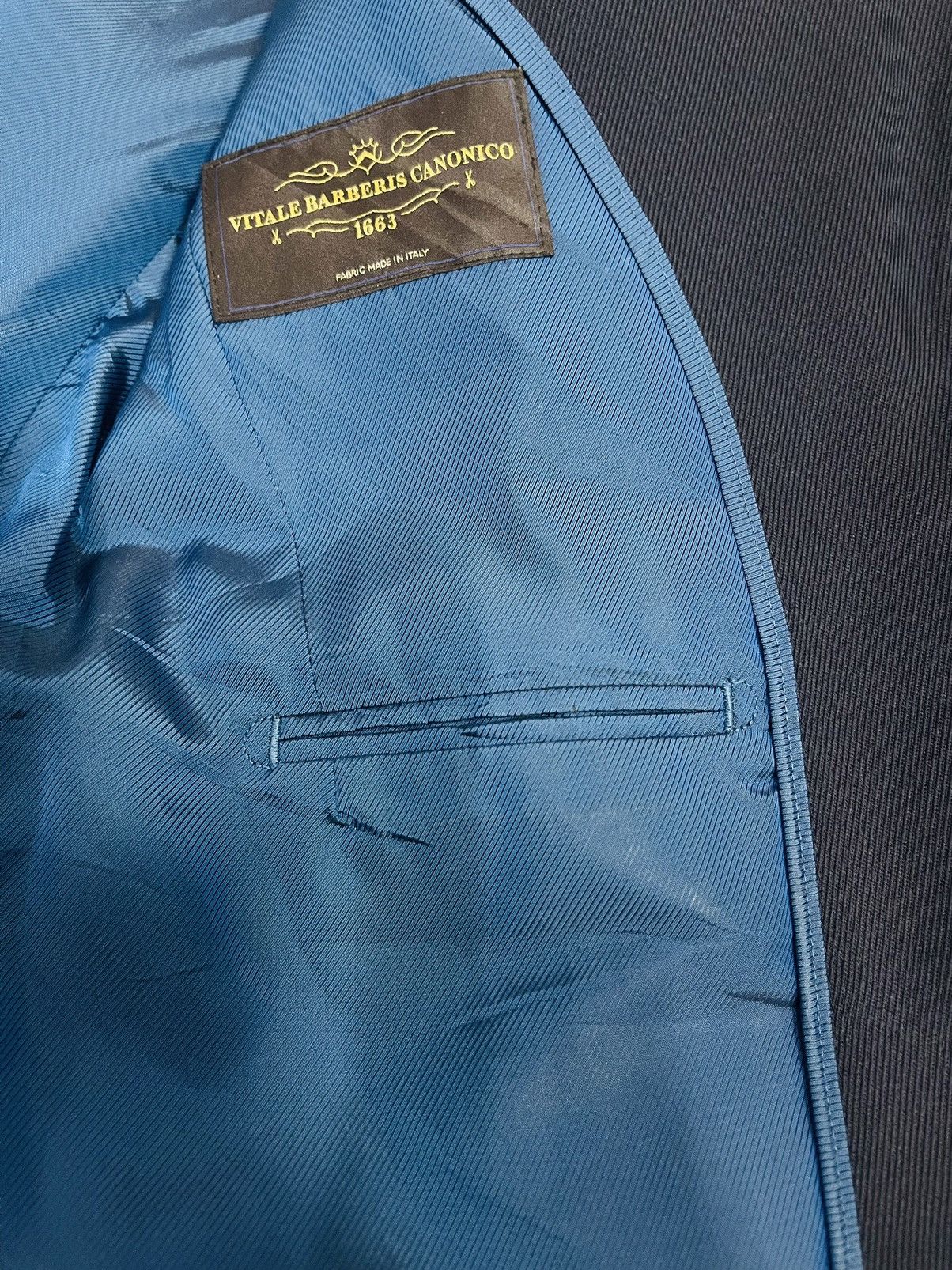 Japanese Brand Vitale Barberis Canonico Blazer (09) Size US M / EU 48-50 / 2 - 3 Thumbnail
