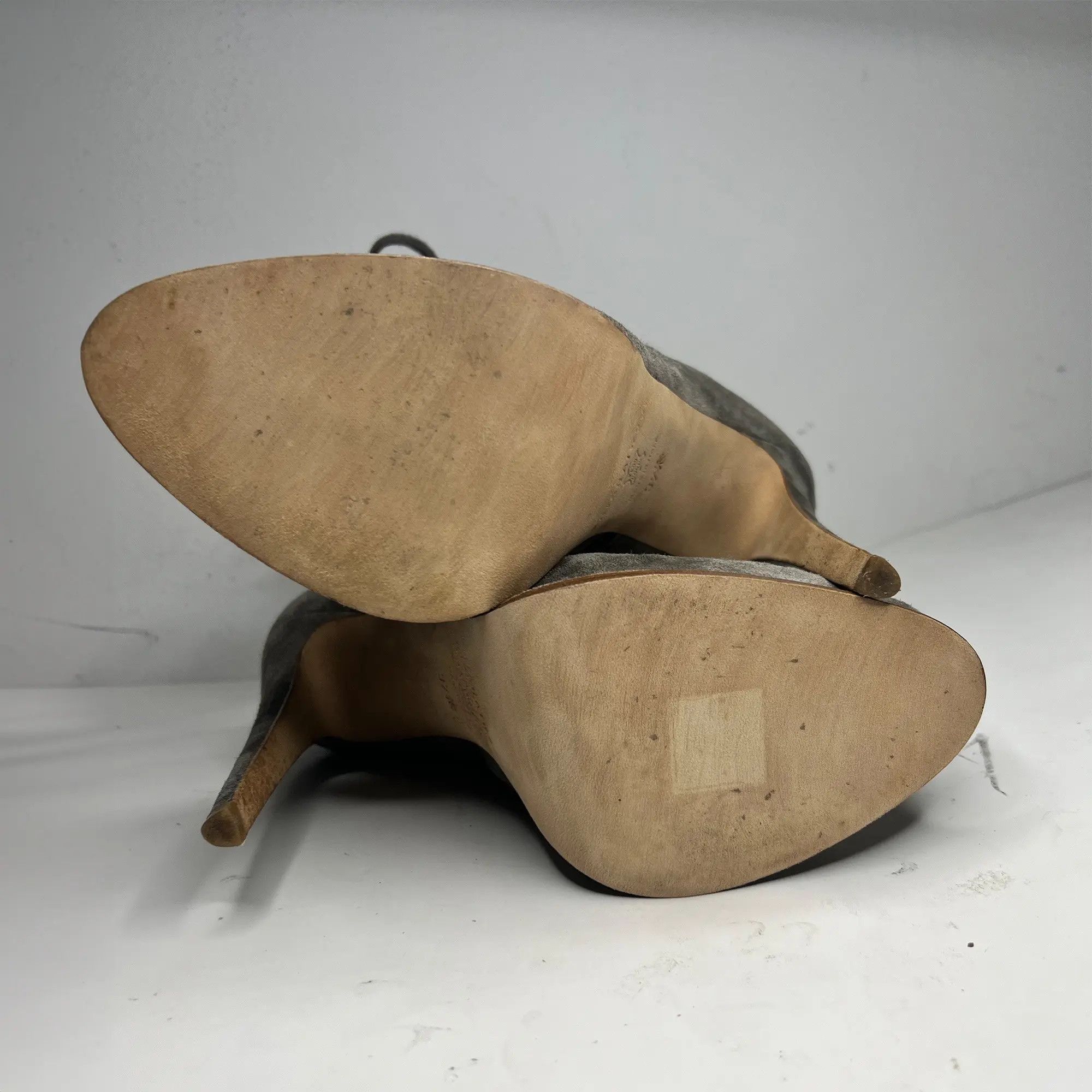 Brian Atwood Suede High Heel Boots Size US 7 / IT 37 - 6 Thumbnail