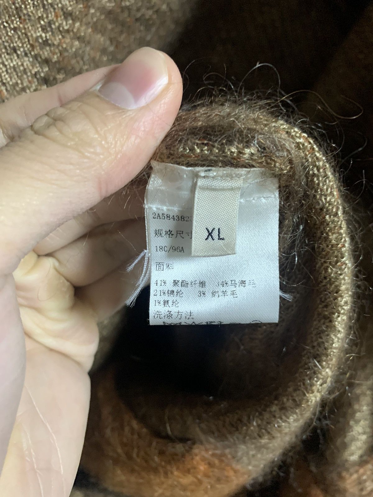 Celine Celine 2019FW Mohair grunge cardigan Size US XL / EU 56 / 4 - 3 Thumbnail