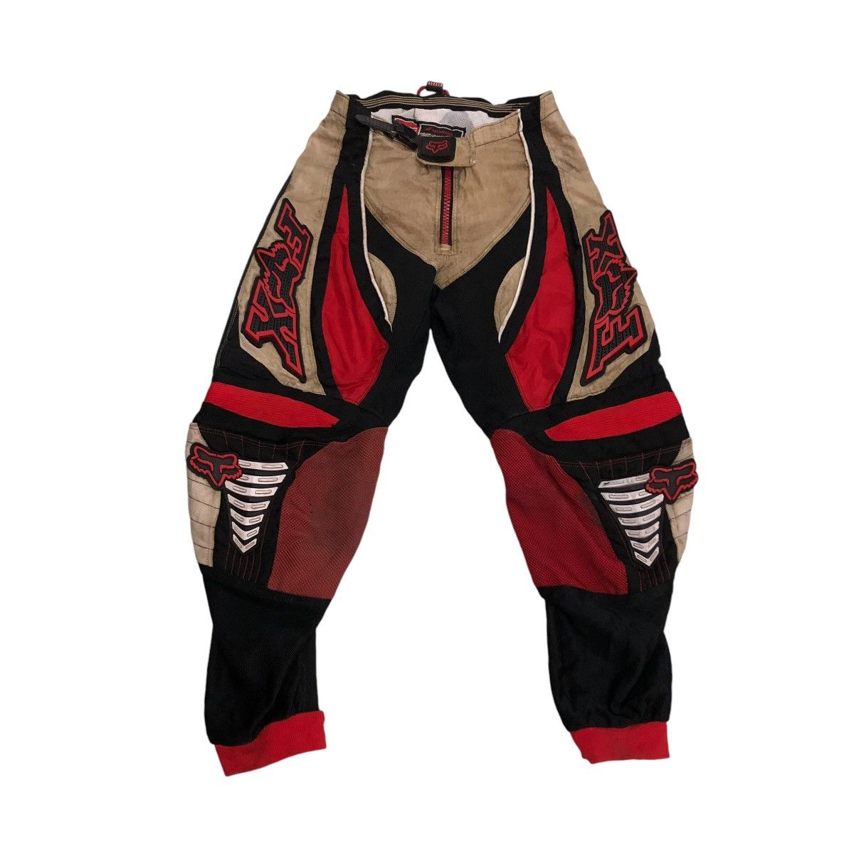 Japanese Brand 🔥VINTAGE MOTORCROSS RACING PANTS FOX OVER PRINT Size US 28 / EU 44 - 1 Thumbnail