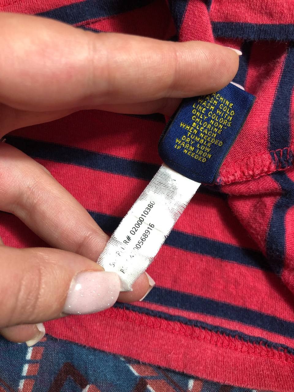 Polo Ralph Lauren × Ralph Lauren × Vintage Vintage Polo Ralph Lauren Pocket Stripe Tee Size US L / EU 52-54 / 3 - 4 Thumbnail