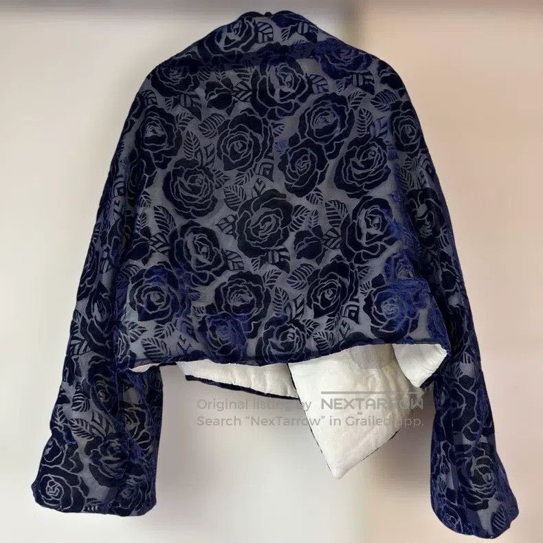 Comme des Garcons Comme Des Garcons Blue Vintage Floral Jacket Size M / US 6-8 / IT 42-44 - 2 Thumbnail