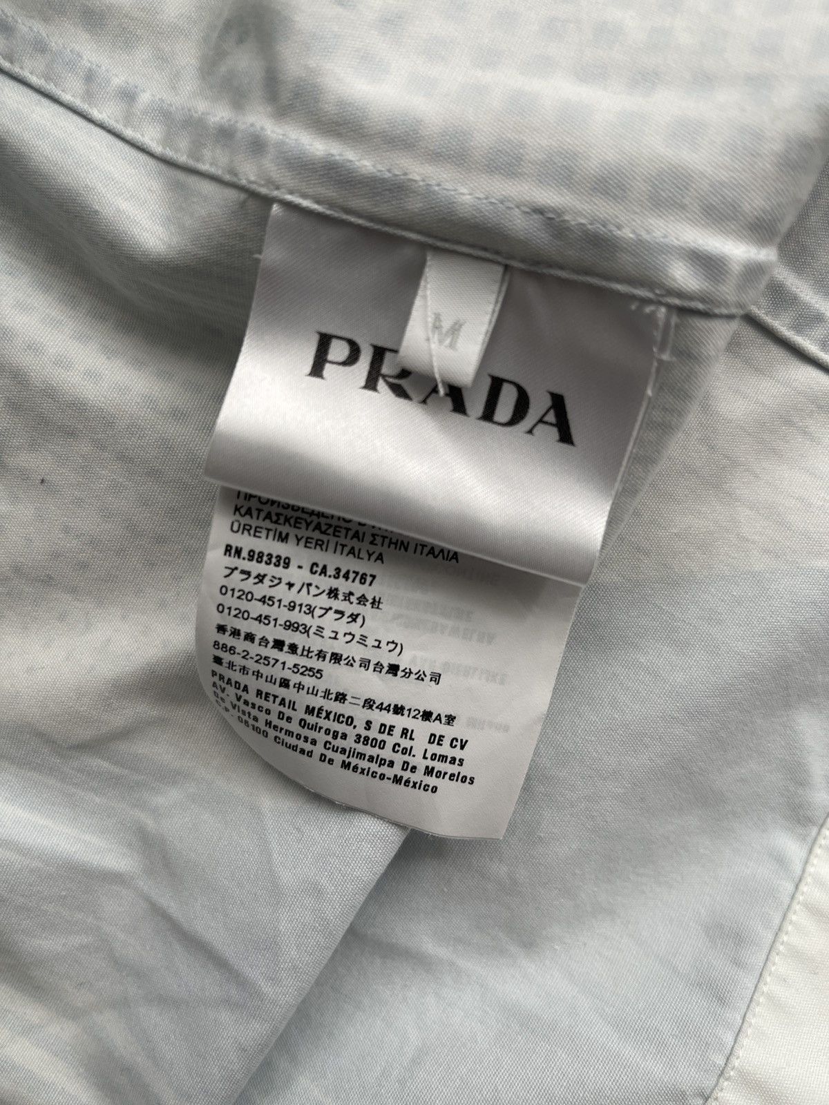 Prada Prada Shirt , Medium Size US M / EU 48-50 / 2 - 8 Thumbnail