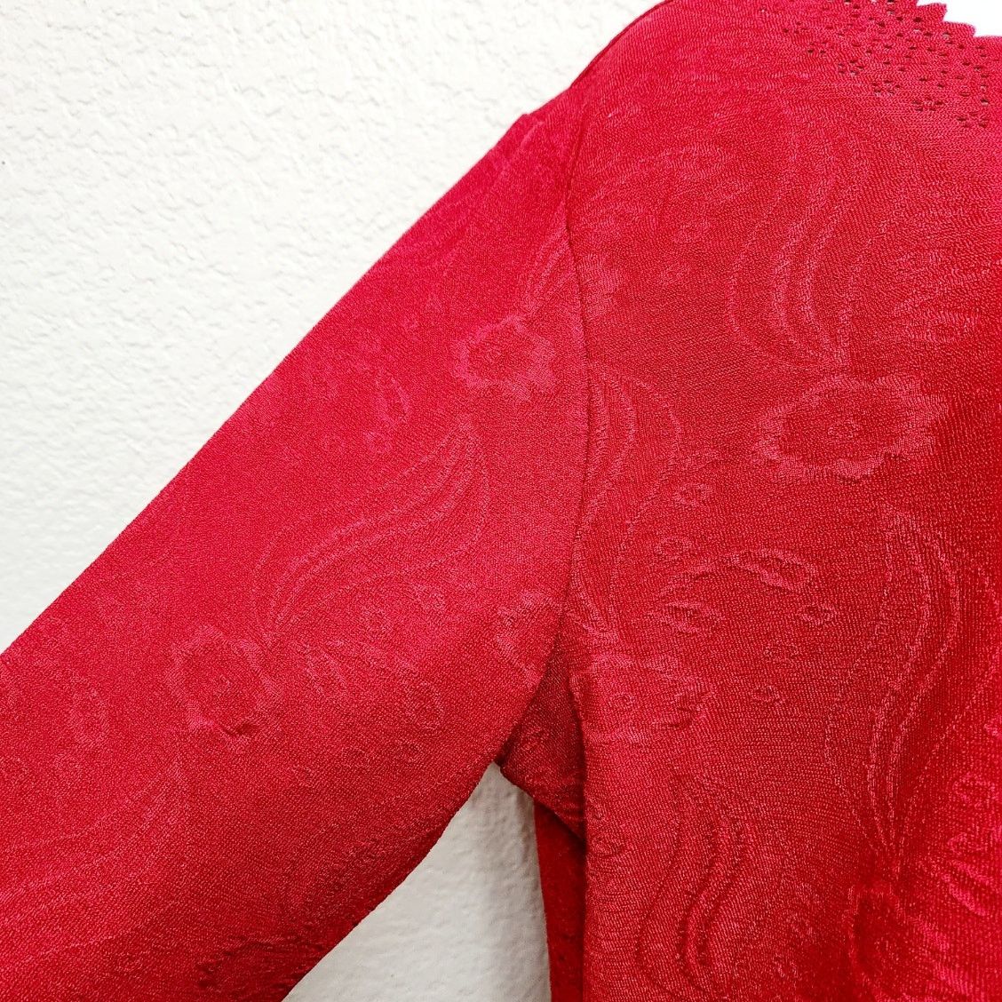 Other Rebecca Malone Petites Red Button Up Cardigan Sweater PXL Size XL / US 12-14 / IT 48-50 - 4 Thumbnail