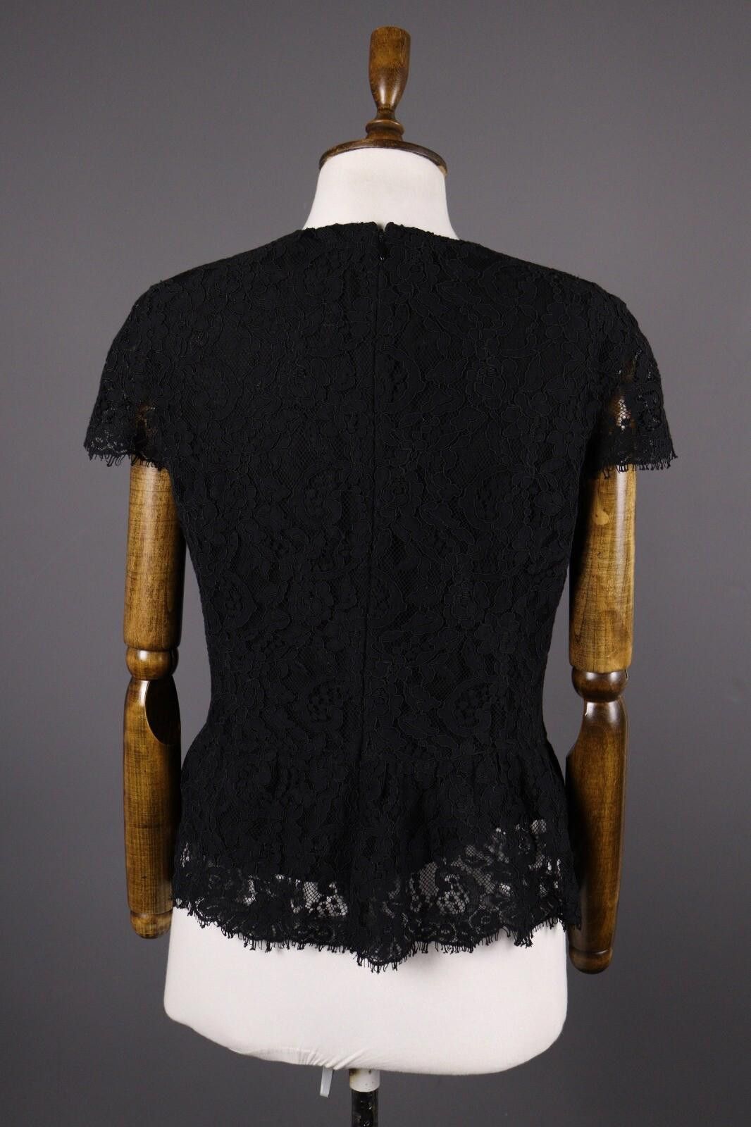 Lauren Ralph Lauren Lauren Ralph Lauren Black Floral Embroidered Shirt Blouse 6 Size M / US 6-8 / IT 42-44 - 6 Thumbnail
