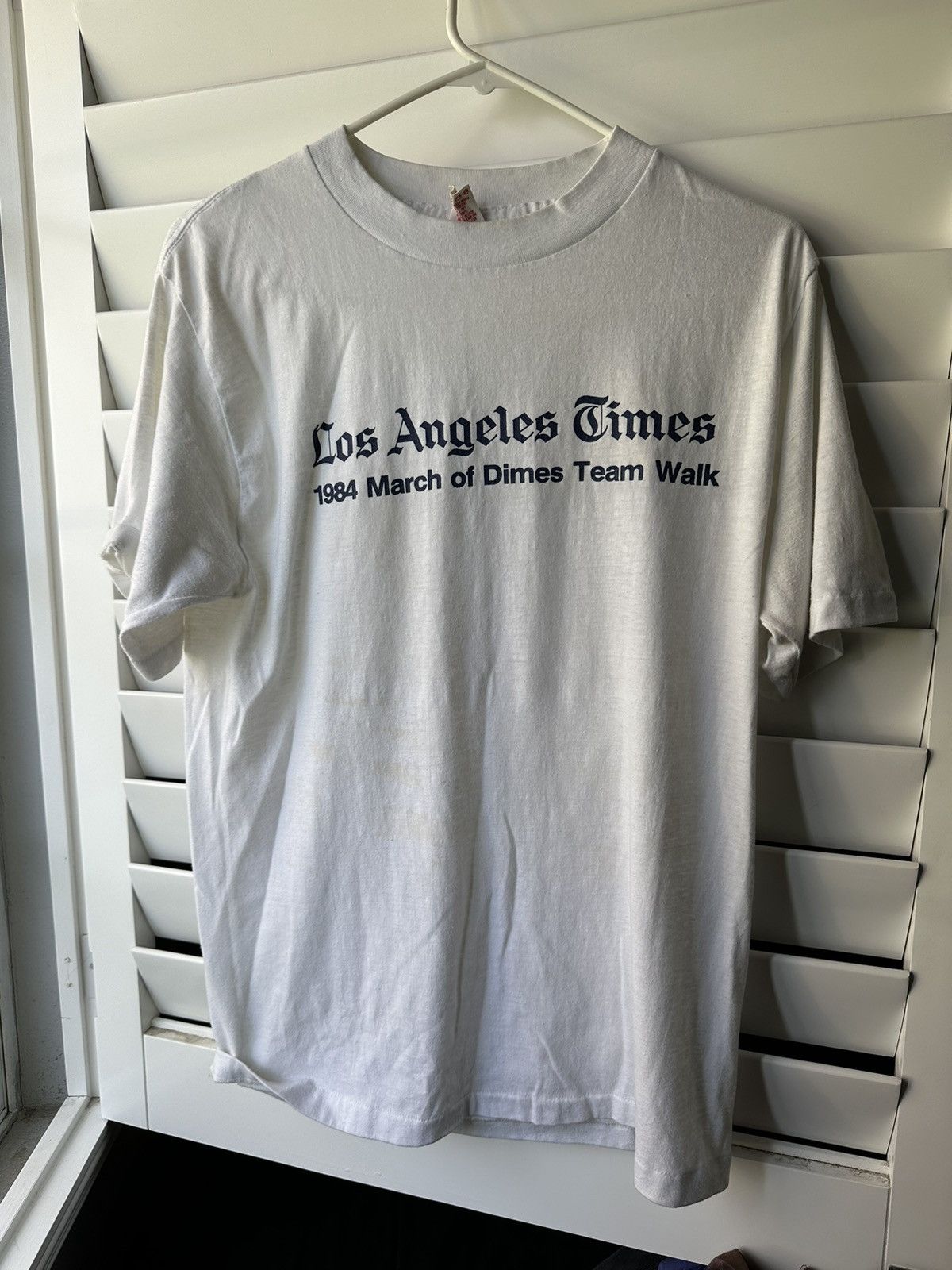 Vintage LOS ANGELES TIMES VINTAGE T SHIRT MEDIUM Size US M / EU 48-50 / 2 - 1 Thumbnail
