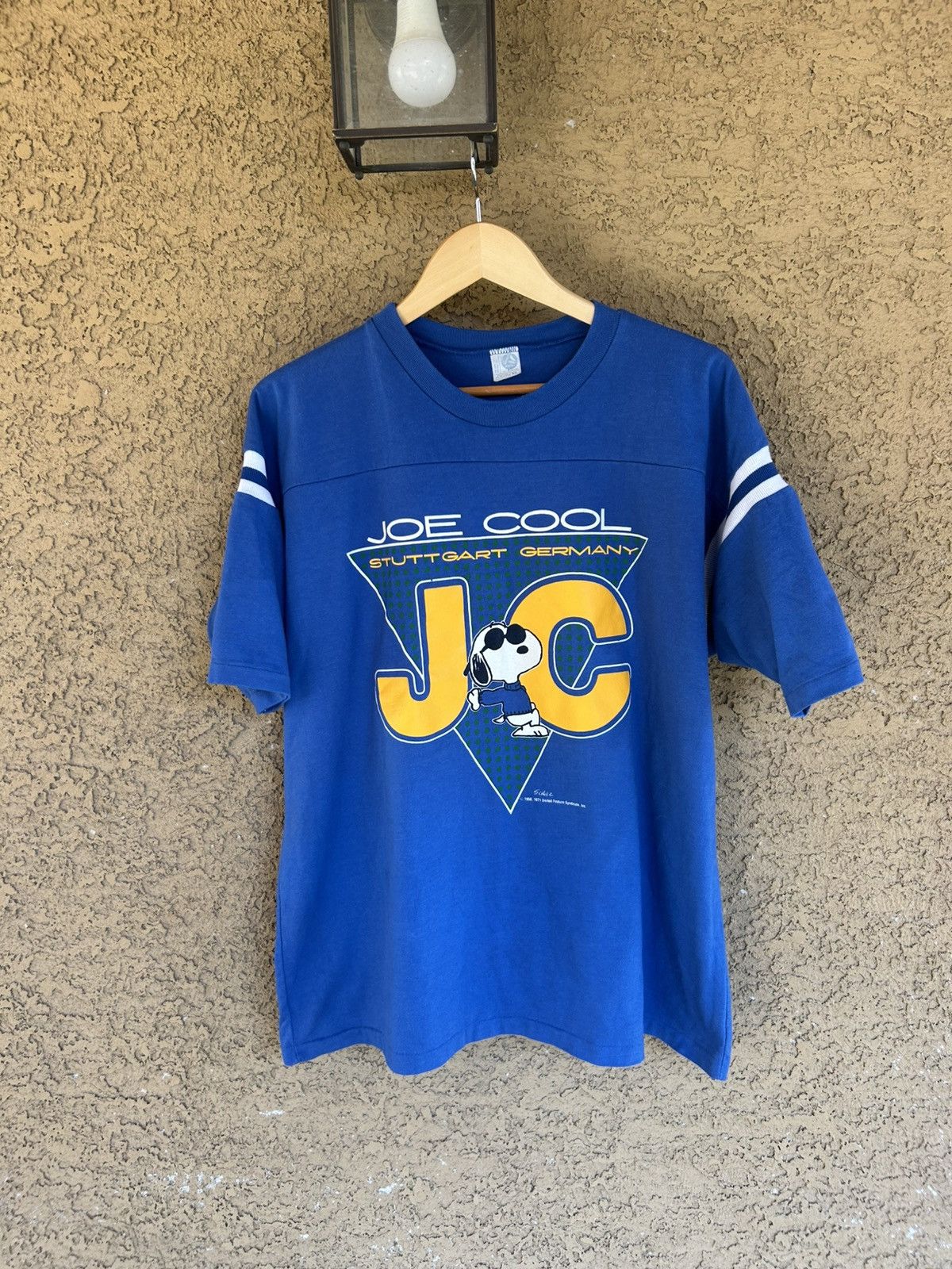 Vintage True Vintage 1971 Snoopy Joe Cool Stuttgart Germany Shirt XL Size US XL / EU 56 / 4 - 1 Thumbnail