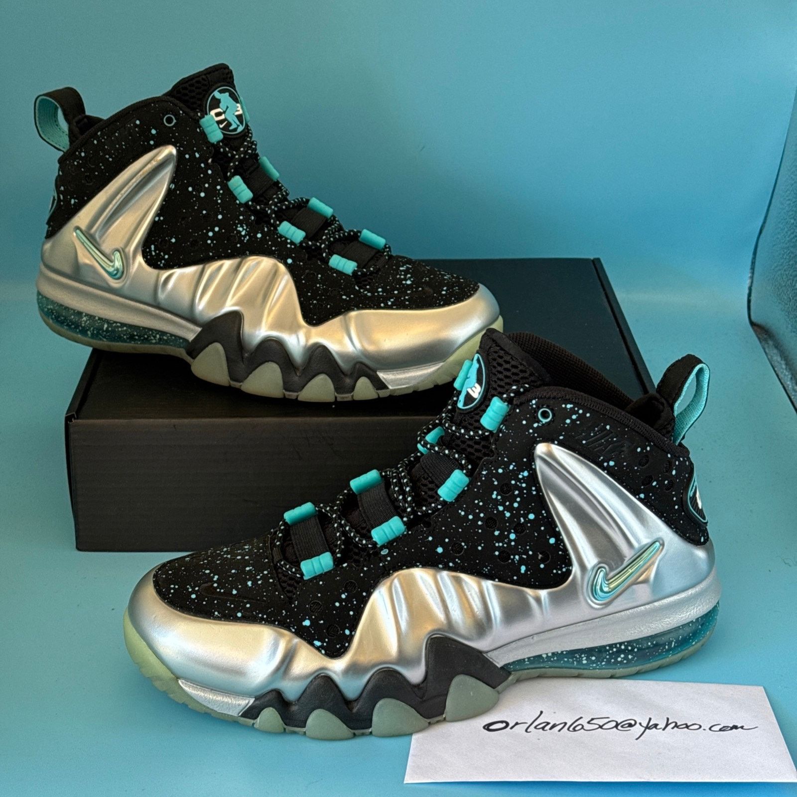 Nike Nike Barkley Posite Max 'Splatter' 2013 m8 w9.5 Size US 8 / EU 41 - 2 Thumbnail