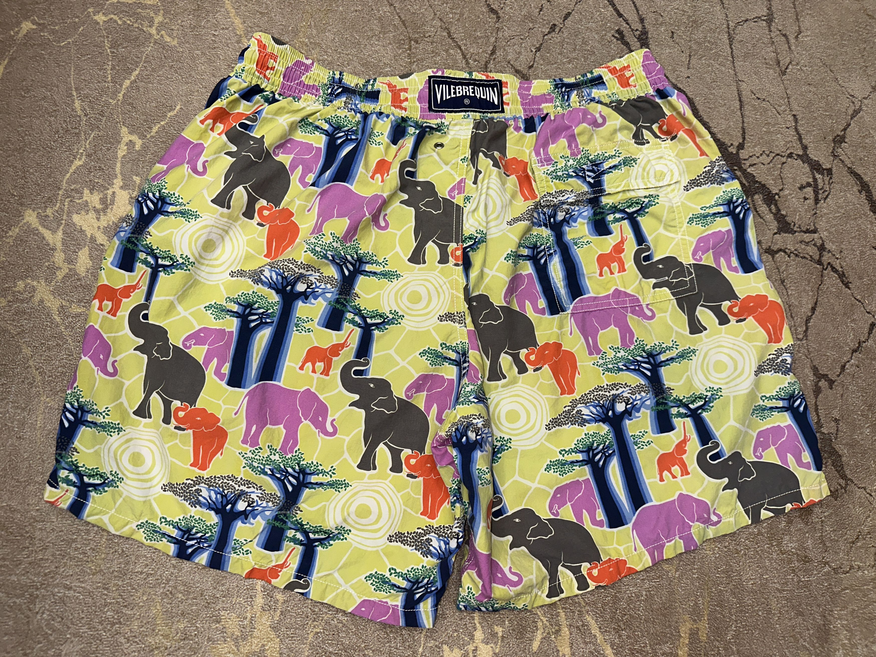 Vilebrequin Vilebrequin Elephant Beach Board Shorts Trunks Bath Size 3xL Size US 44 / EU 60 - 2 Thumbnail