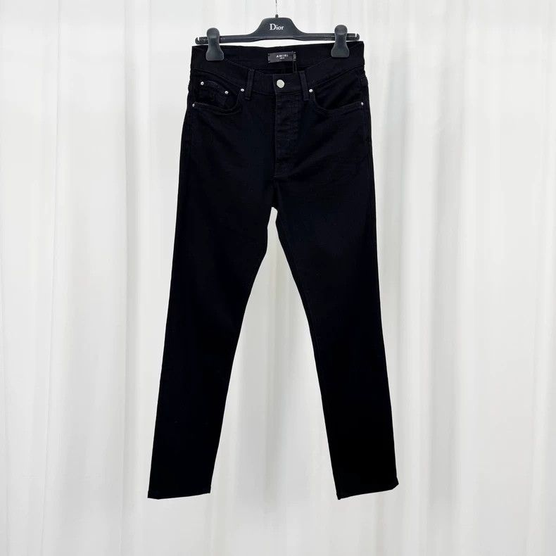 Authentic Black 517 Western Bootcut Denim Pants in Outdoor Gothic Grunge Style by Levi's Jeans Size 33x34 A2