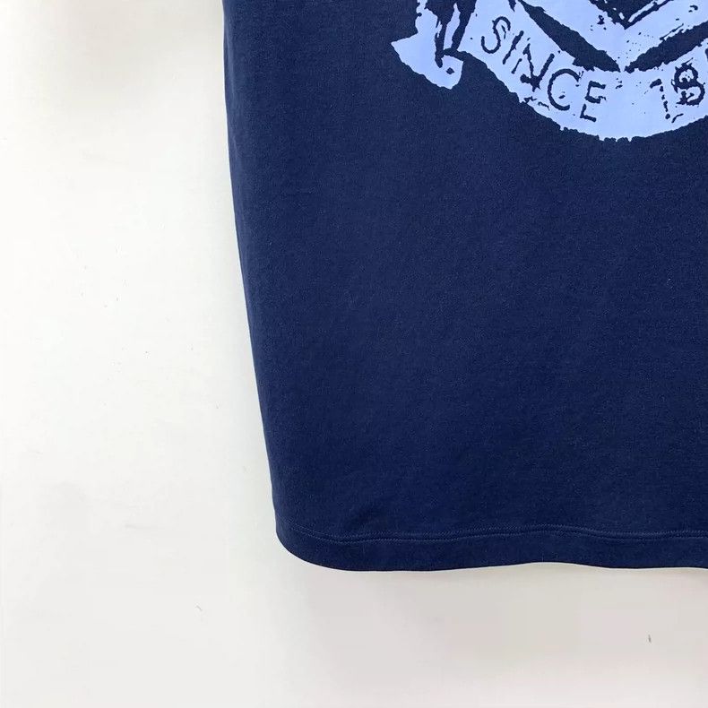 Louis Vuitton Louis Vuitton Navy logo graphic printed chain cotton crew Size S / US 4 / IT 40 - 4 Thumbnail