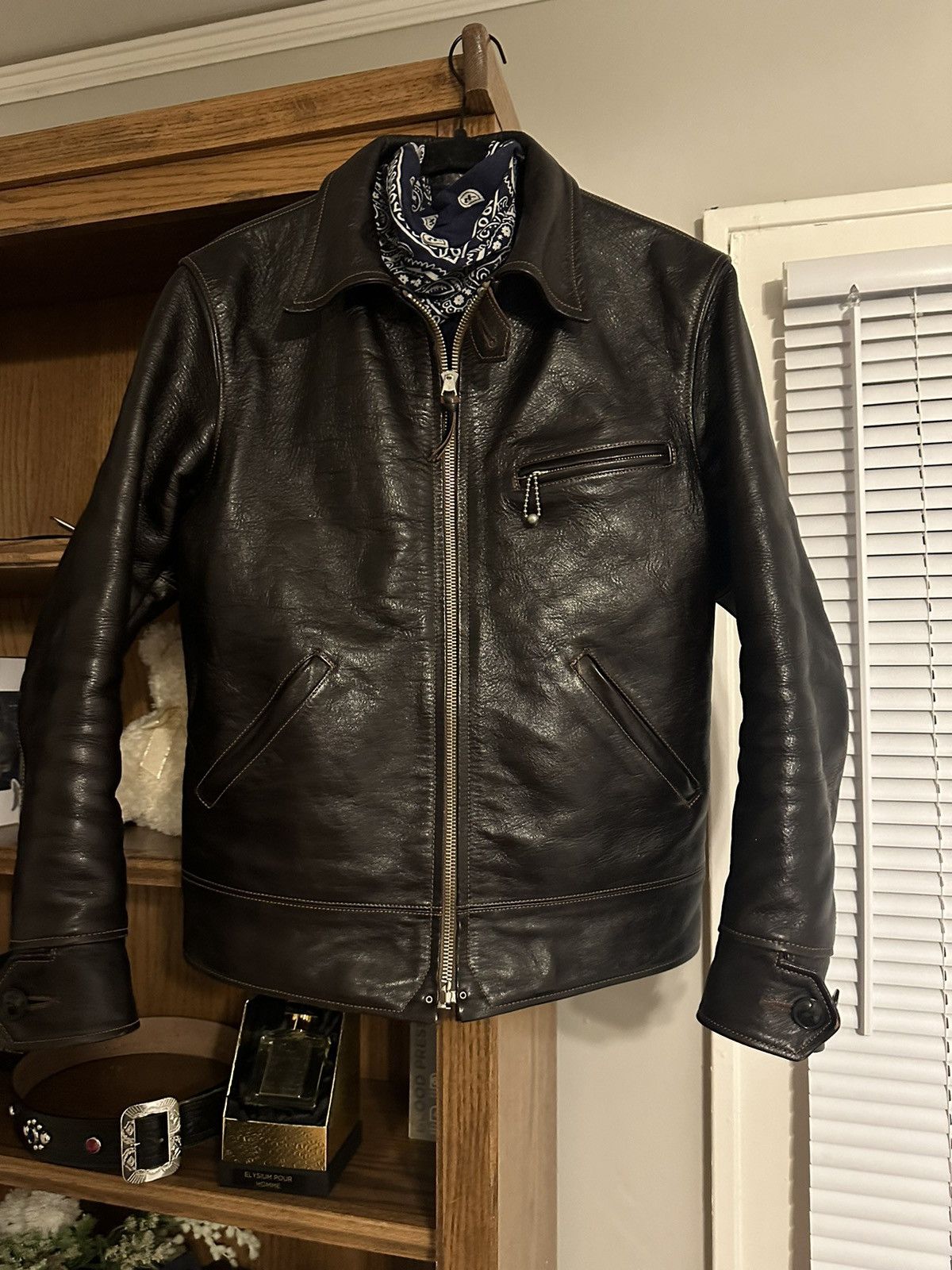 Rainbow Country Rainbow Country 30s Horsehide Single Riders Leather ...