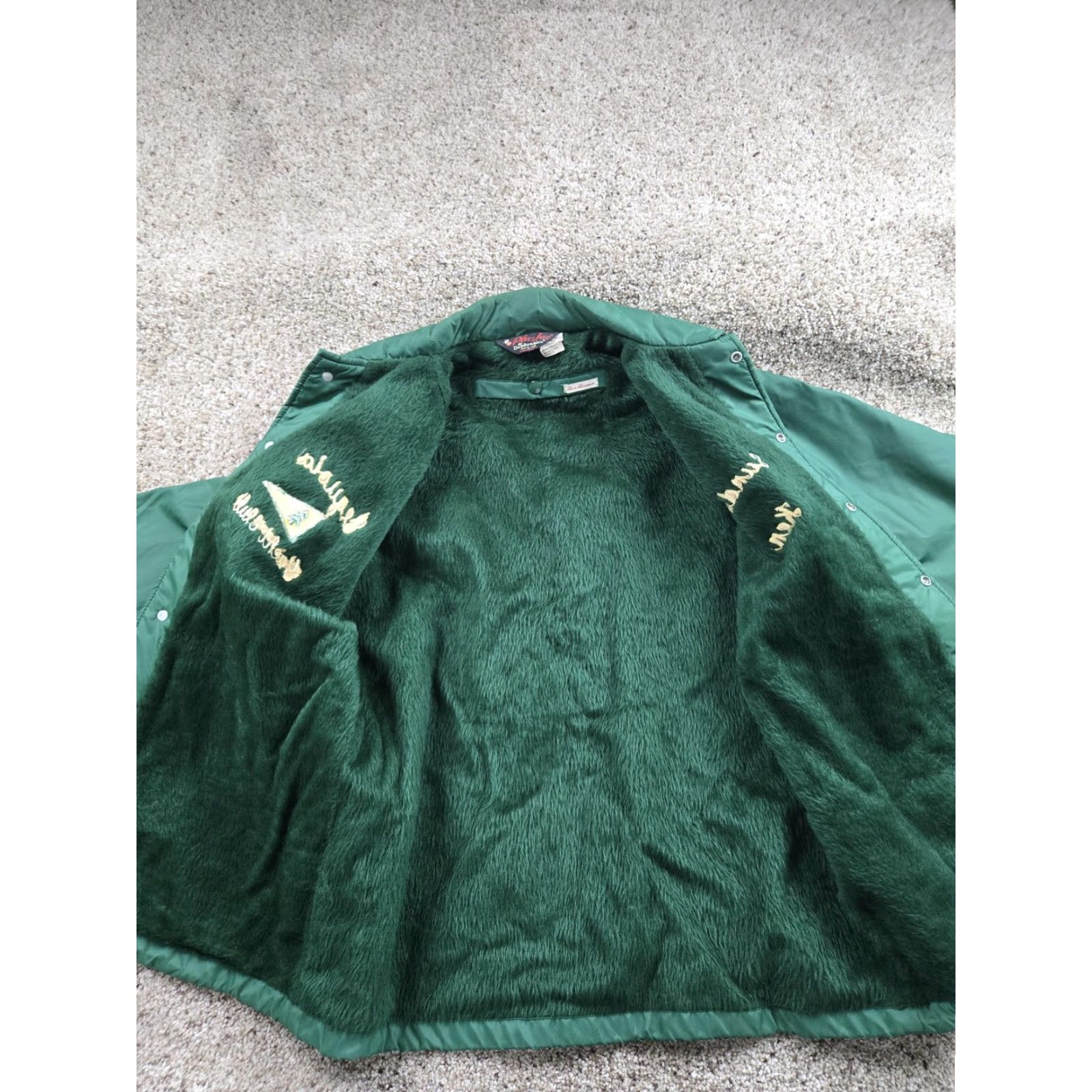 Dunbrooke VINTAGE Dunbrooke Jacket Mens L Green Nautical Yacht Club Windbreaker 80s Sequoia Nylon Snap Front Embroidered Pockets Size US L / EU 52-54 / 3 - 7 Thumbnail