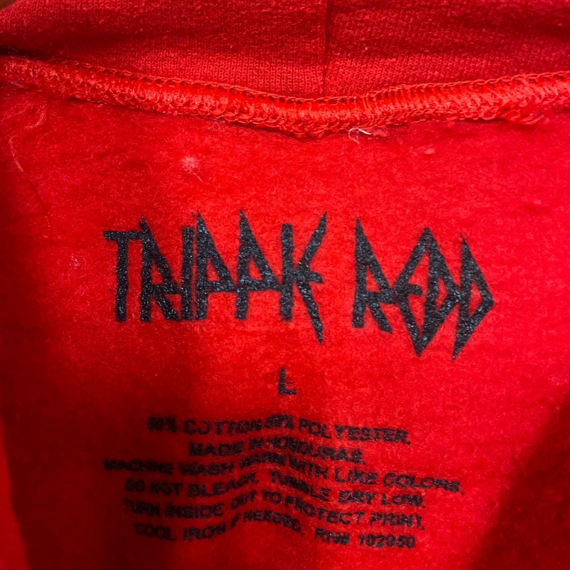 Trippie Redd Triple Red Geometric Embroidered Logo Hip Hop Hoodie Large Size US L / EU 52-54 / 3 - 4 Thumbnail
