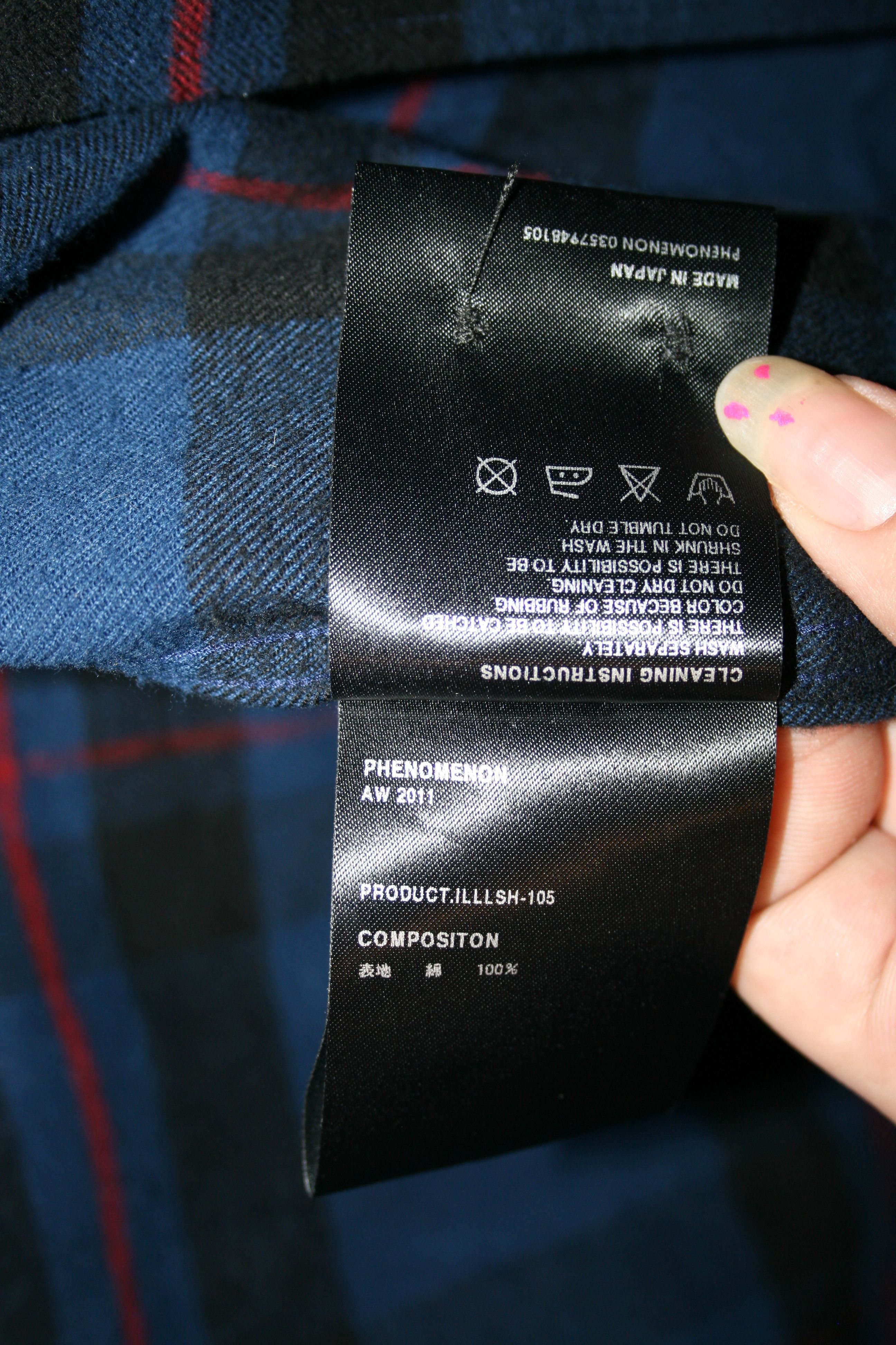 PHENOMENON FW11 Armor Flannel Size US M / EU 48-50 / 2 - 7 Thumbnail