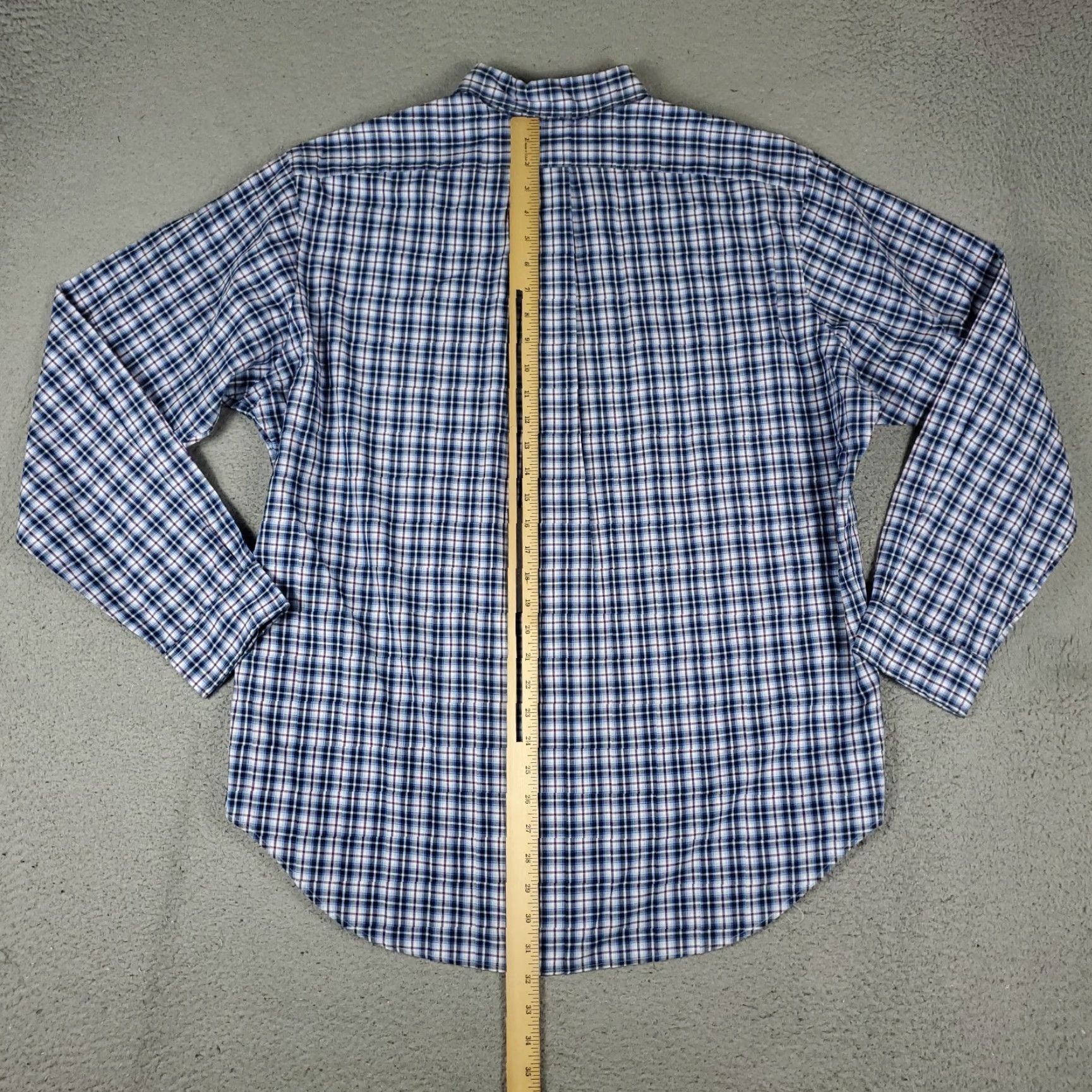 Ralph Lauren Ralph Lauren Shirt Mens XL Blue Plaid Pony Casual Button Up Long Sleeve Size US XL / EU 56 / 4 - 4 Thumbnail