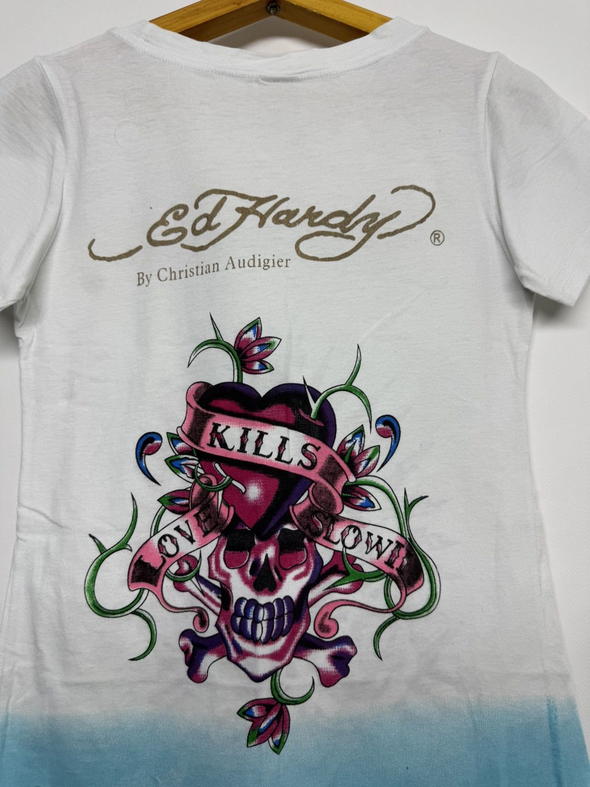 Ed Hardy Vintage Ed Hardy by Christian Audigier T-Shirt Size L / US 10 / IT 46 - 4 Thumbnail