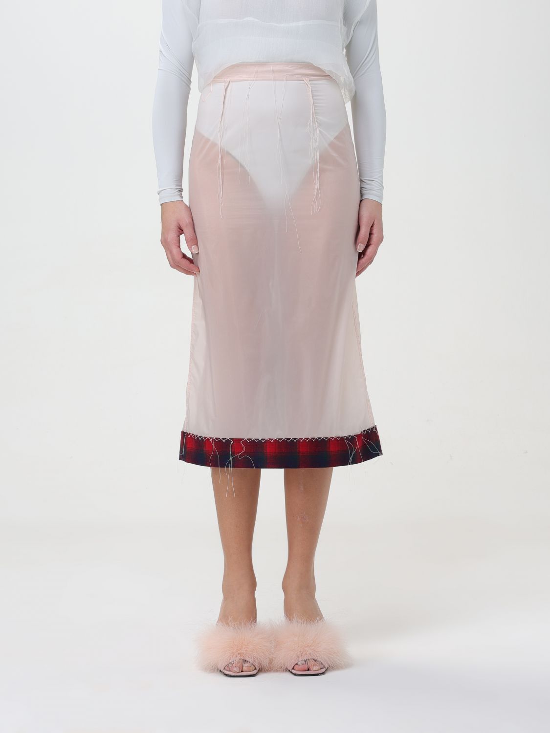 image of Maison Margiela Skirt Woman Pink, Women's (Size 26)