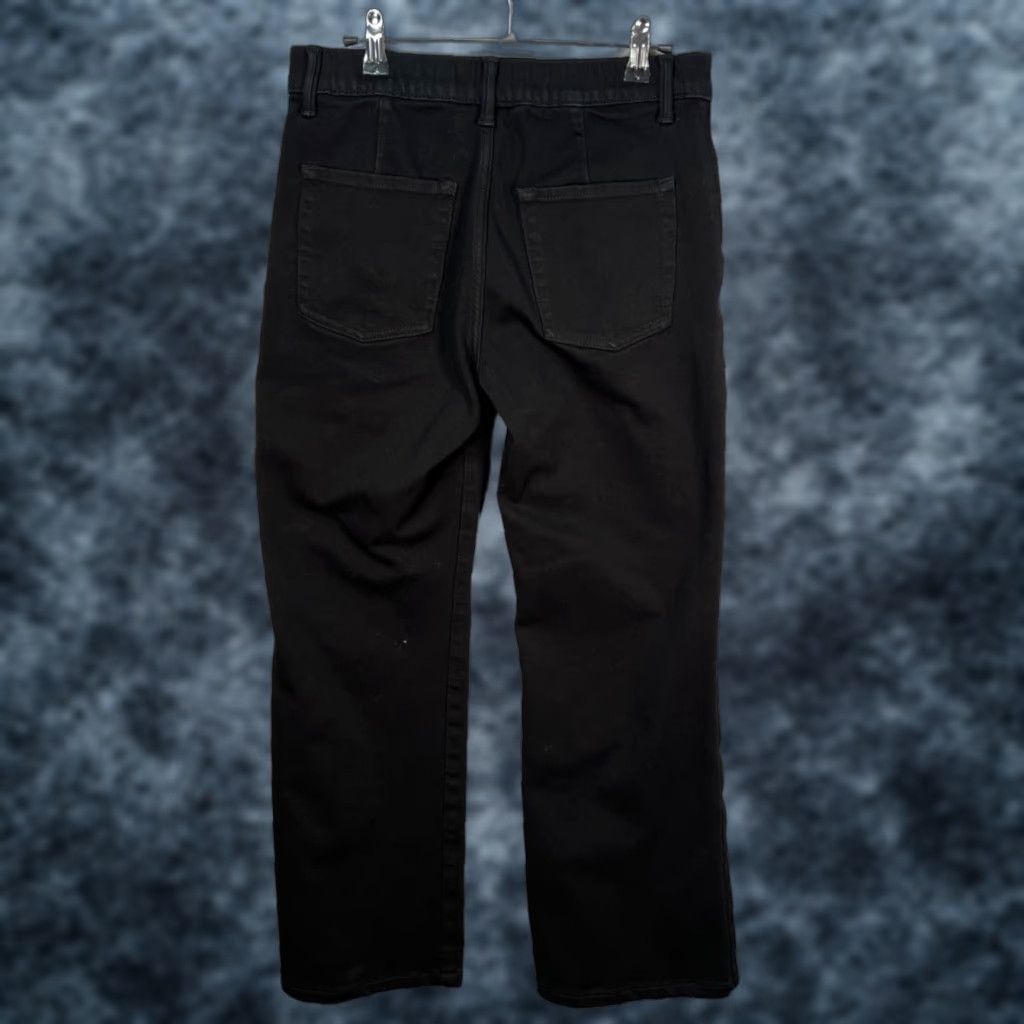Uniqlo Uniqlo Womens Medium Black Straight Leg Stretch Pants 28 in Waist 27 in Inseam Adult Regular Modern Ankle Pants Size 32" / US 10 / IT 46 - 1 Thumbnail