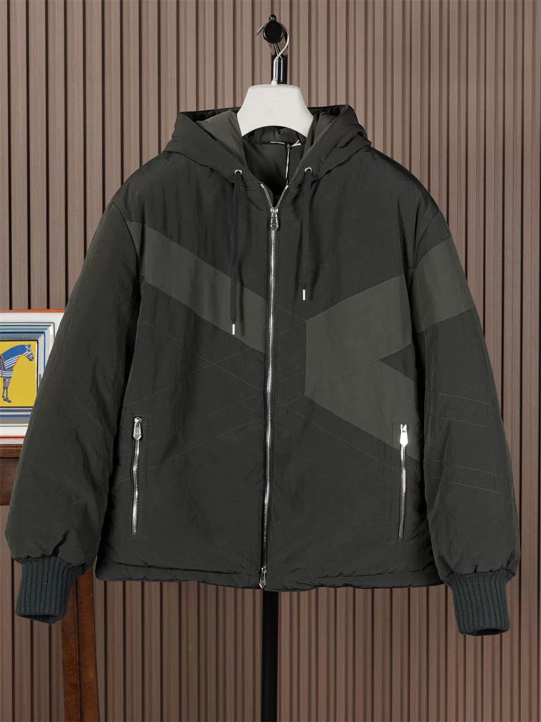 Hermes Hermes Men's Hooded Down Jacket Size US L / EU 52-54 / 3 - 1 Thumbnail