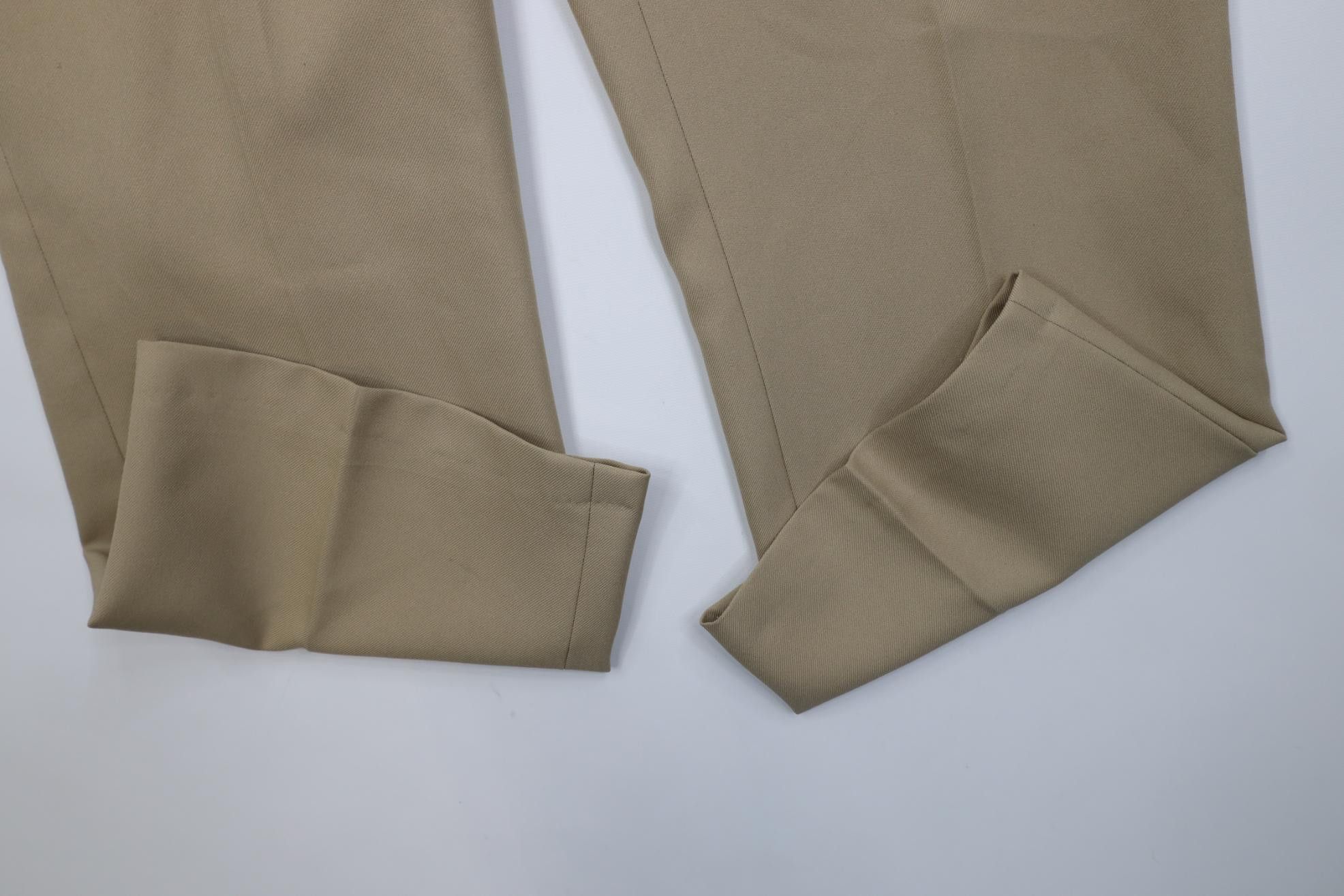 Vintage Vintage 70s Streetwear Flared Wide Leg Chino Pants Beige USA Size US 38 / EU 54 - 5 Thumbnail