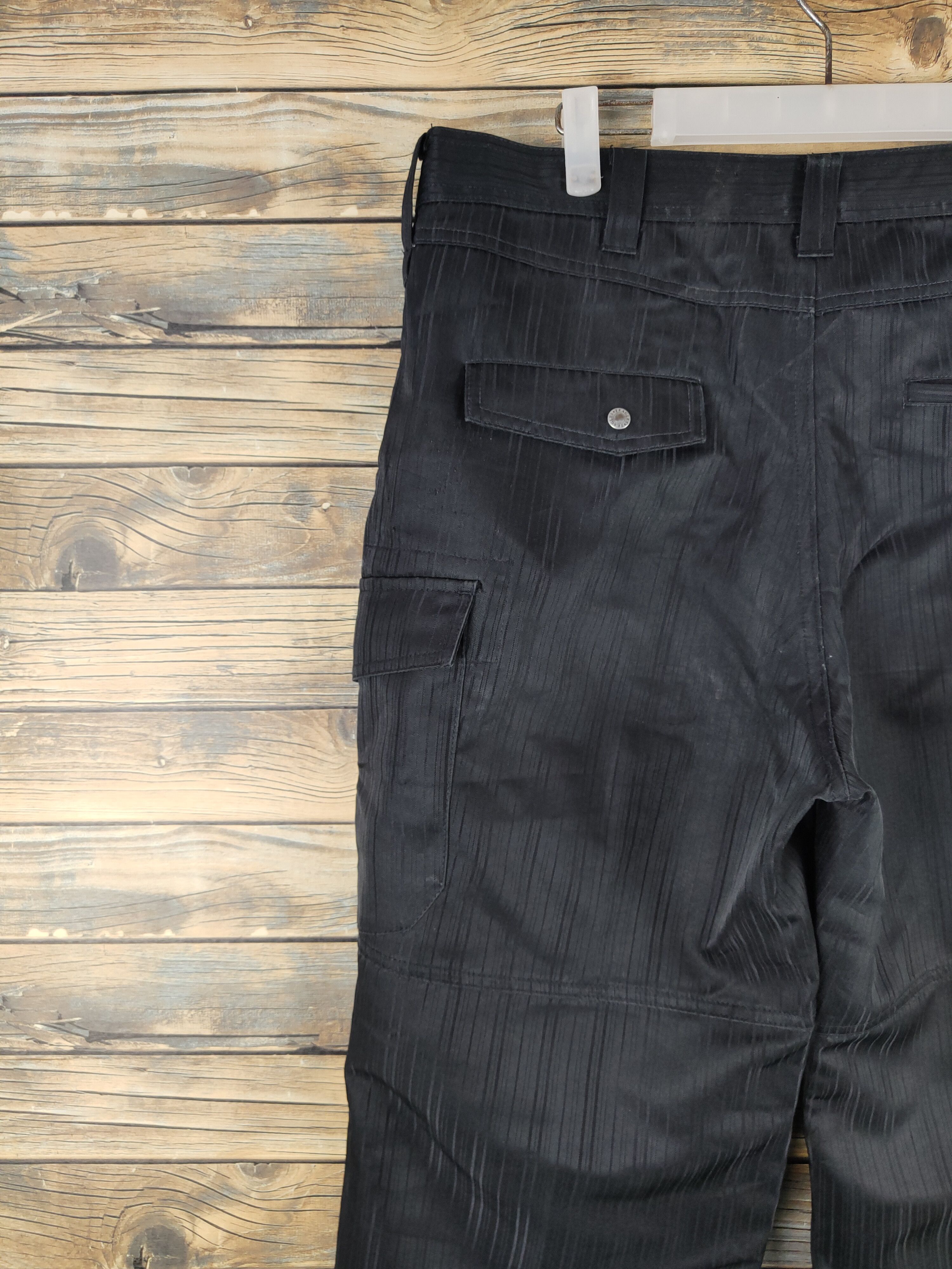 Japanese Brand DLL Teagles Black Multipocket Cargo Pants #2360 Size US 36 / EU 52 - 8 Thumbnail