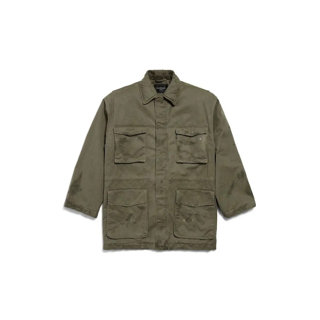 Balenciaga o1w1db10526 Disproportionate Parka in Green Size US M / EU 48-50 / 2 - 5 Thumbnail