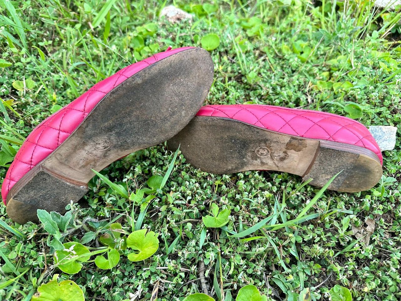 Chanel Authentic Chanel Aged Calfskin Ballet Flats Size US 7 / IT 37 - 4 Thumbnail