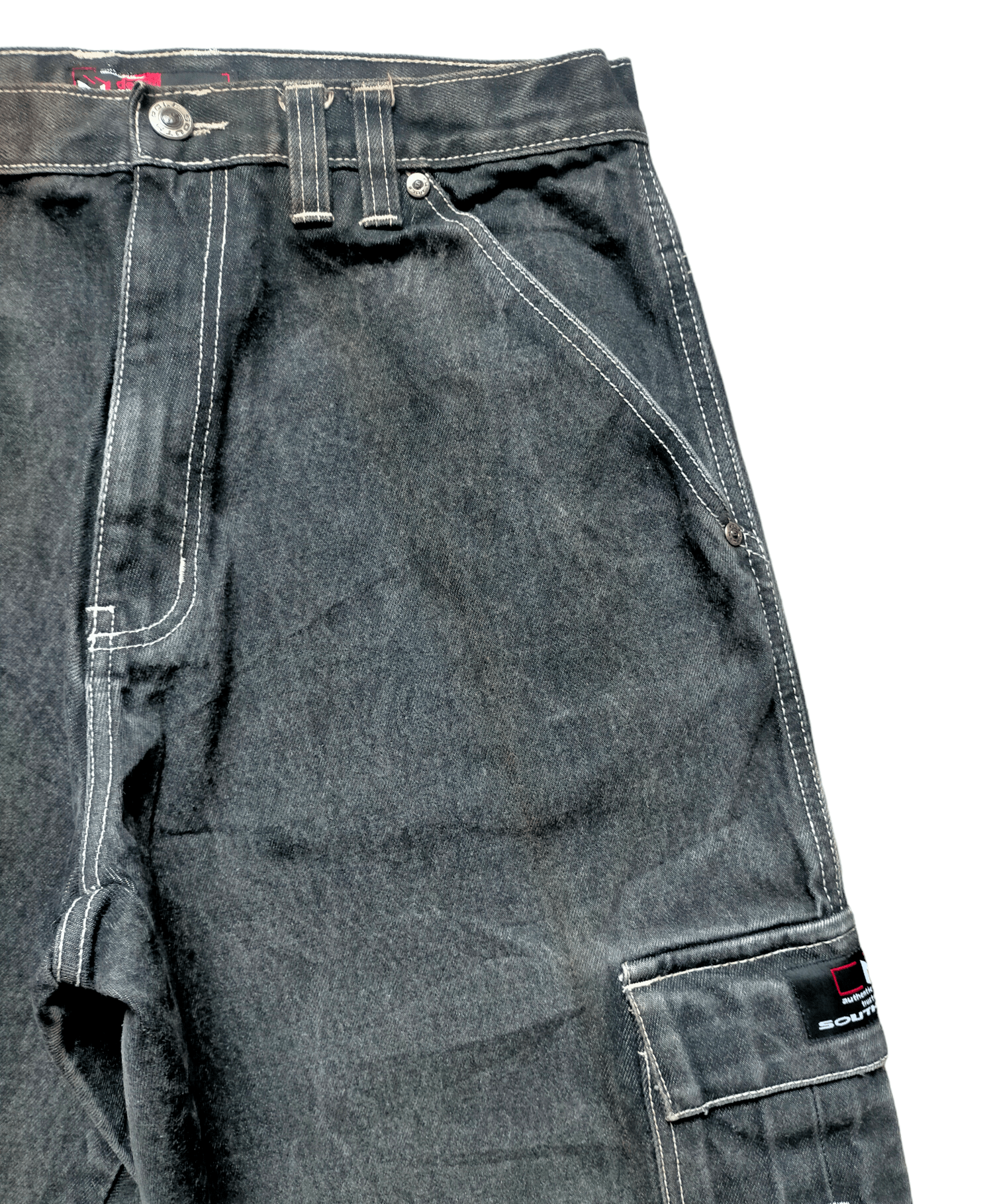 JNCO Vintage 90s Southpole Embroiderey Baggy Cargo hip hop style Size US 34 / EU 50 - 11 Thumbnail